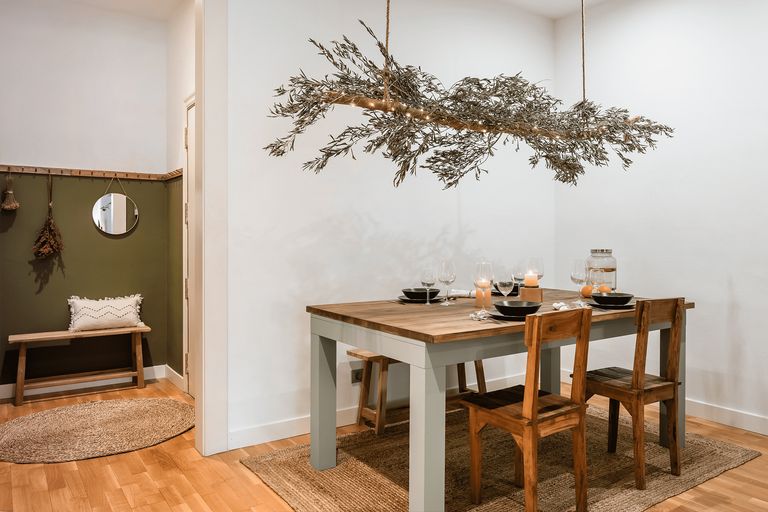 salle à manger appartement rénové