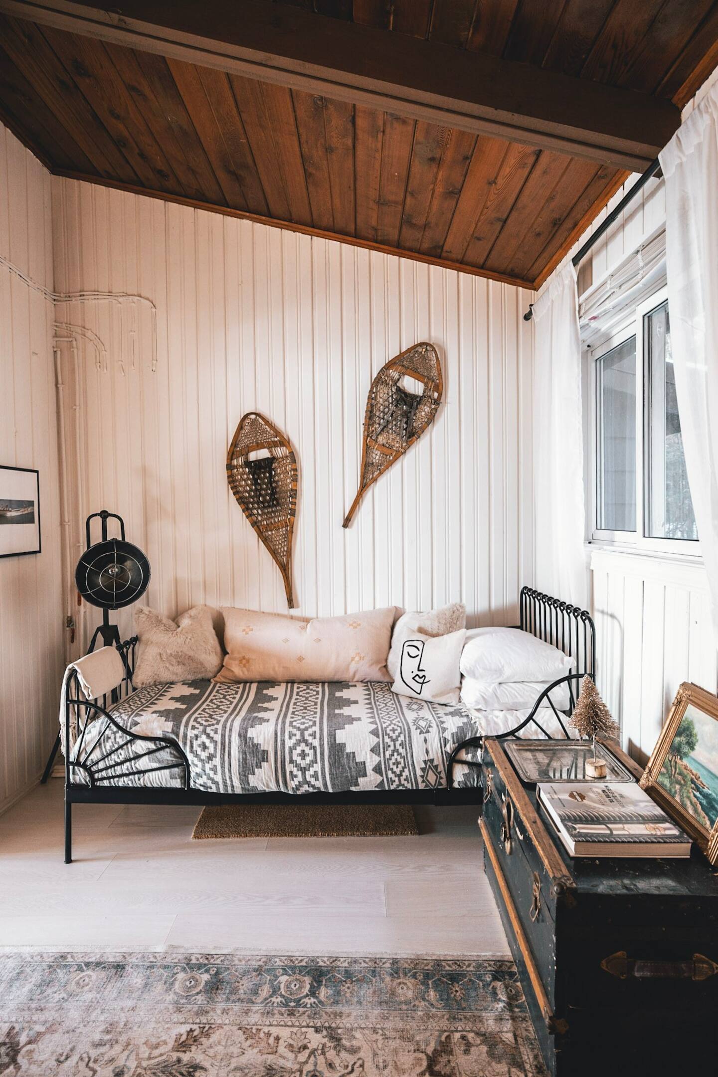 chambre décoration vintage