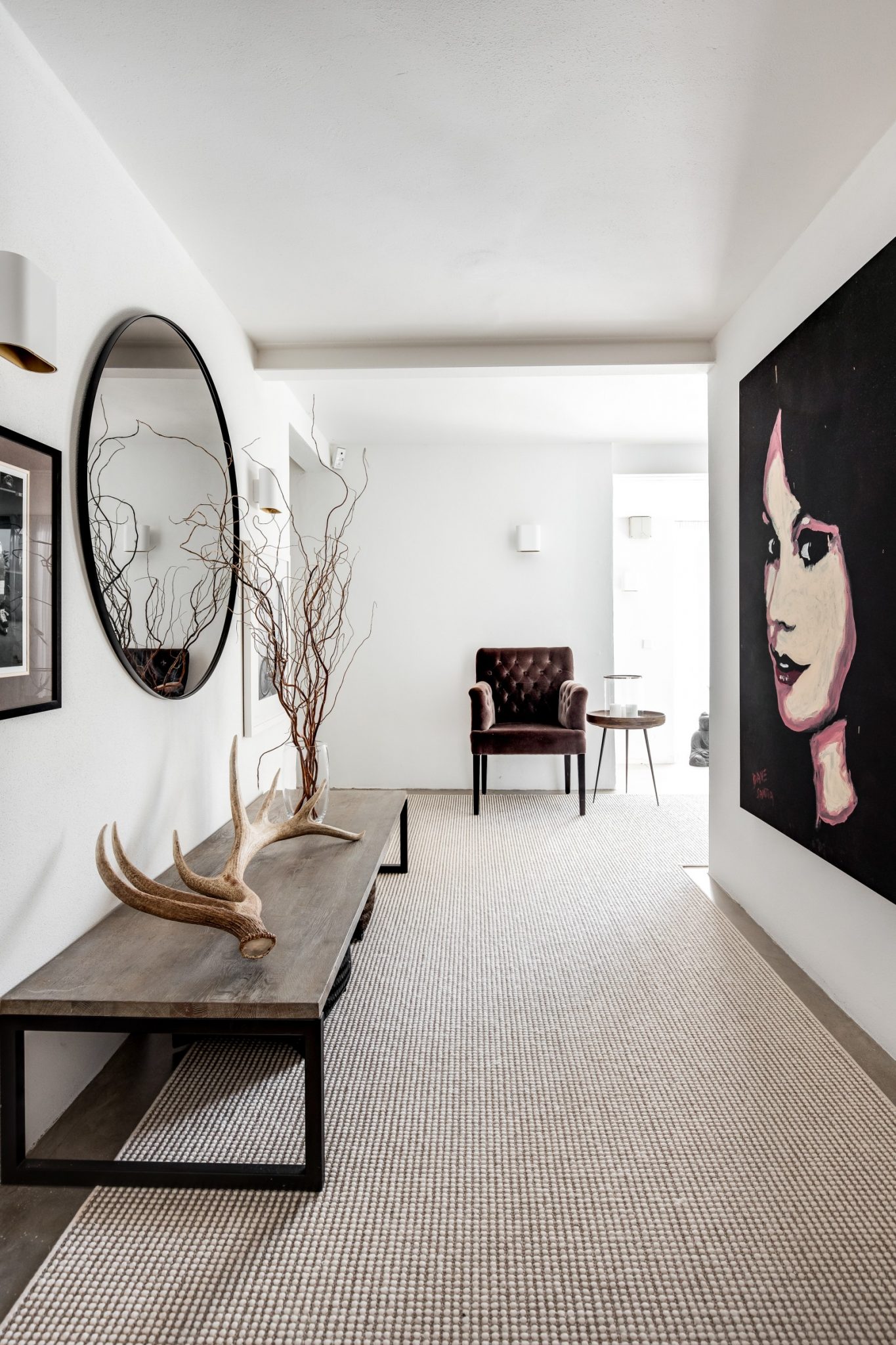 entrée décoration scandinave