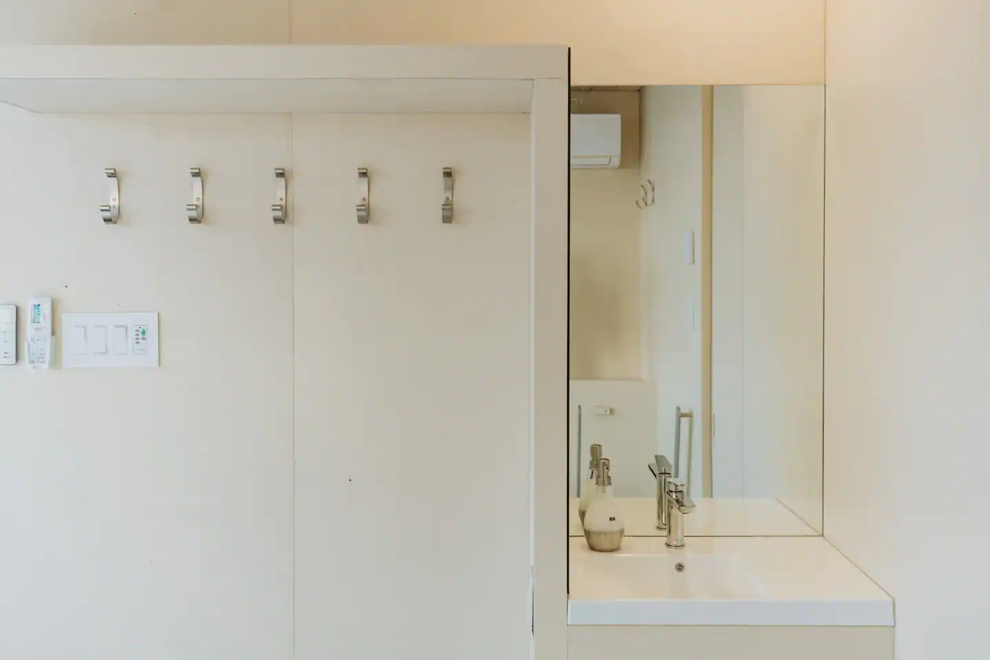 salle de bain bois clair
