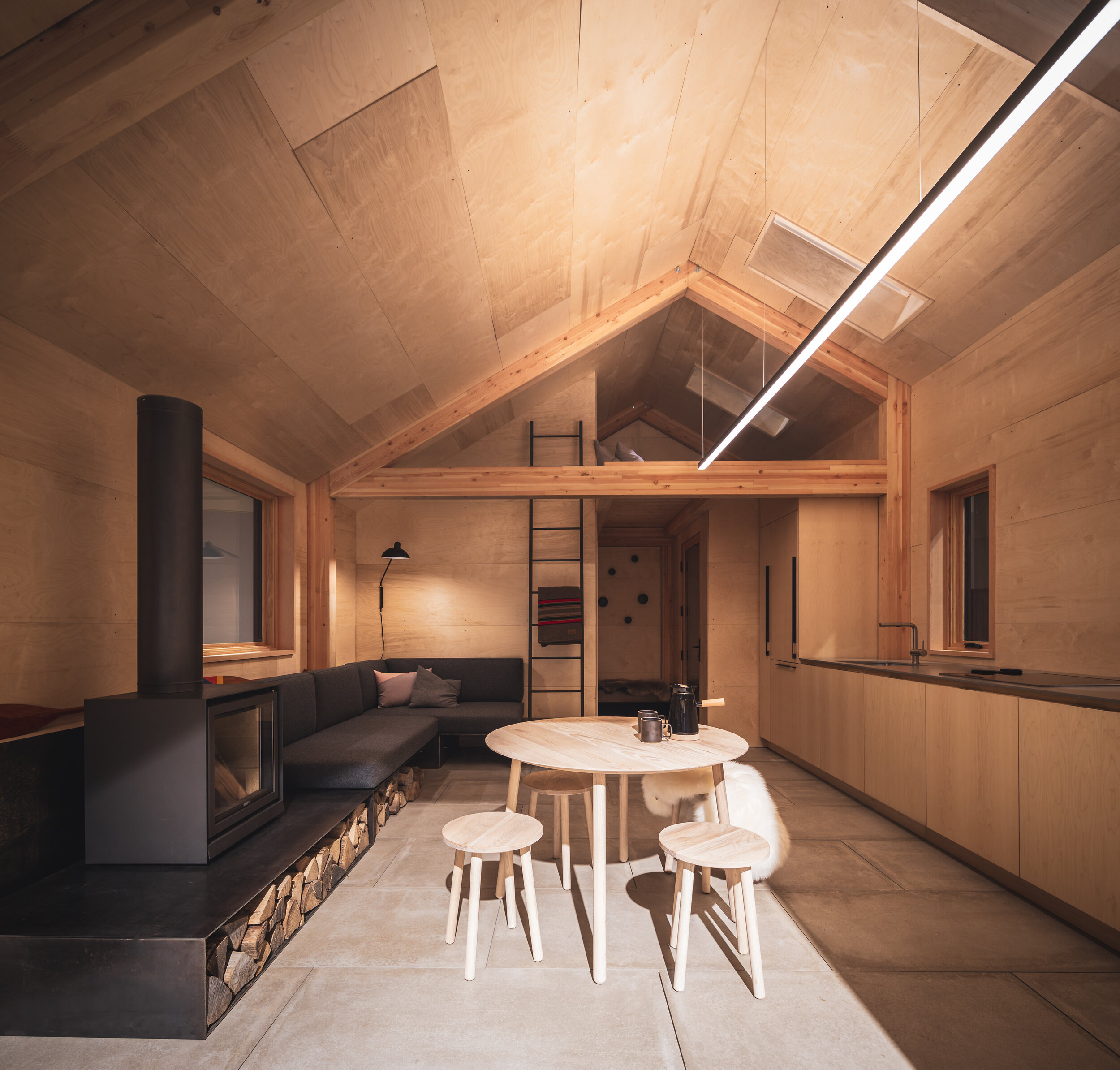 salon petite maison 17m2