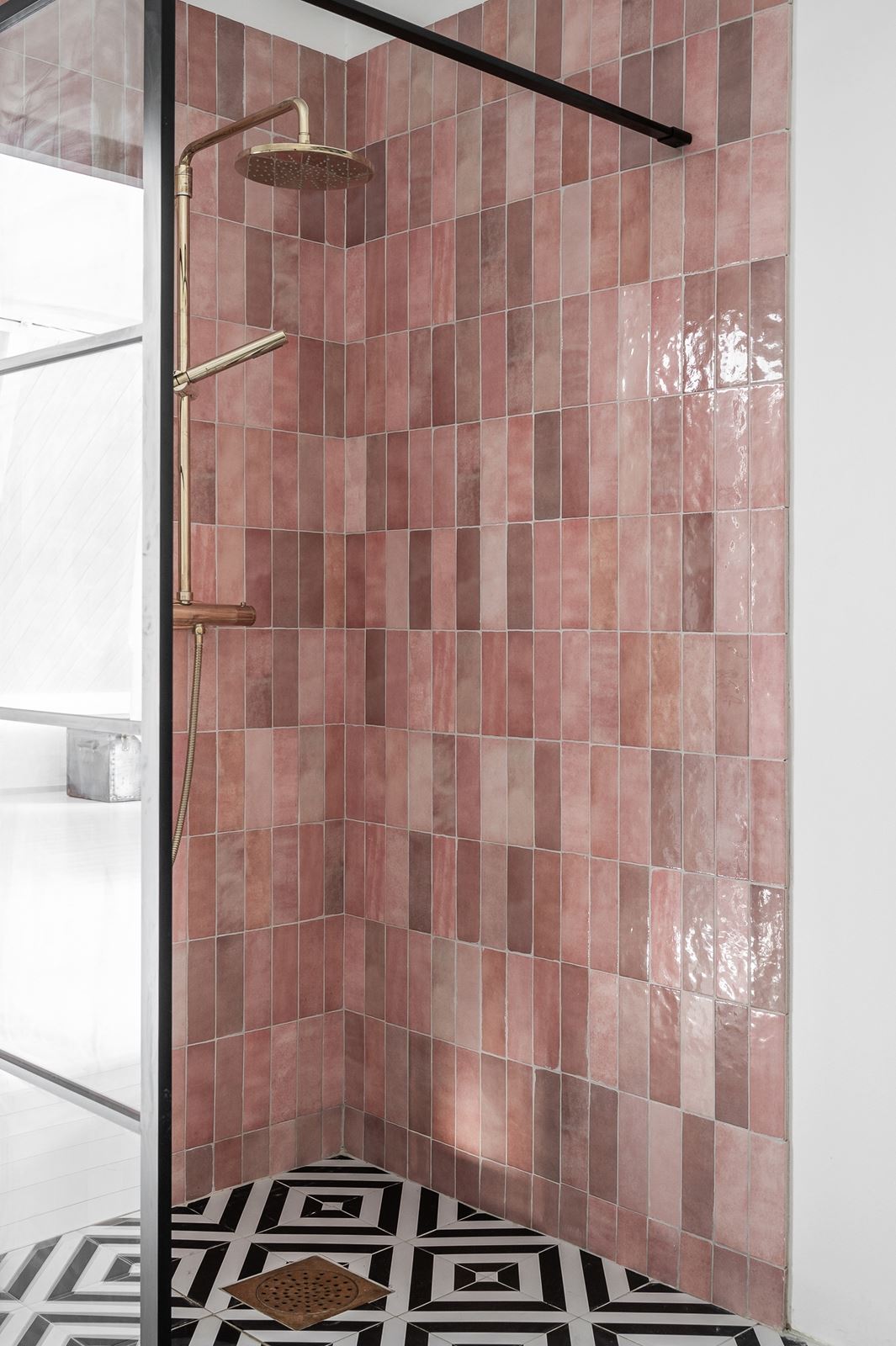 salle de bain design carrelage rose salle de bain design carrelage rose