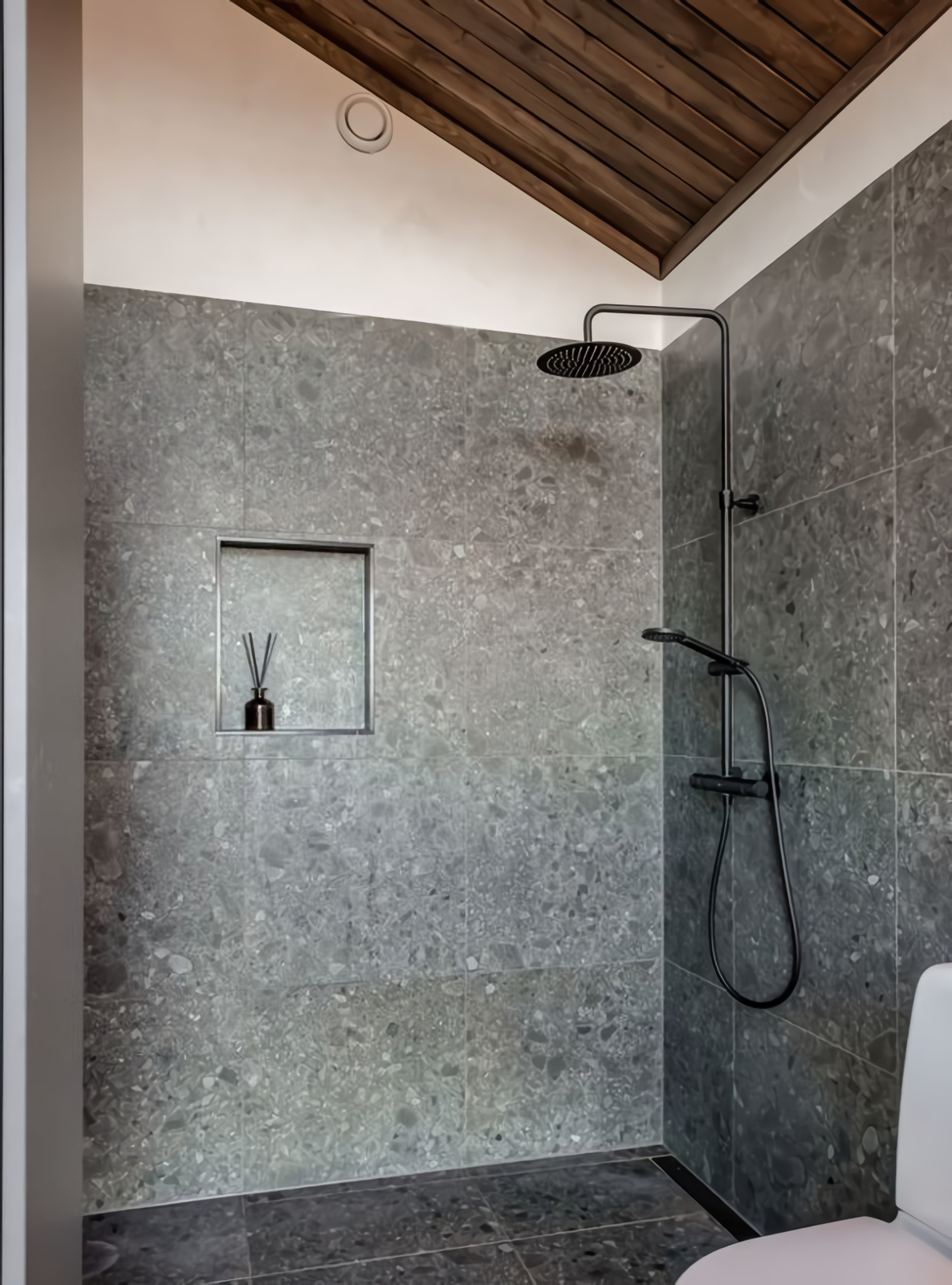 douche terrazzo gris douche terrazzo gris
