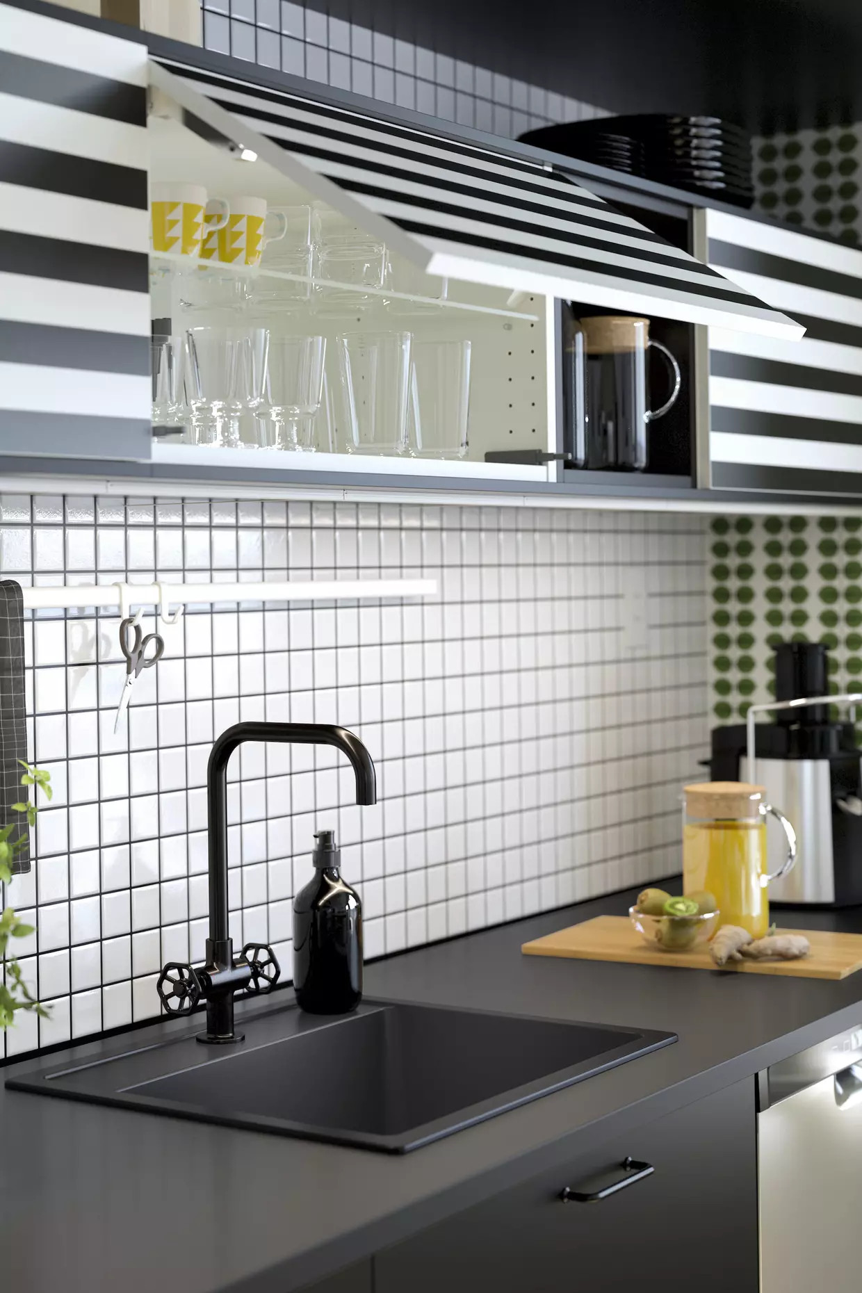 cusine design noire et blanche cusine design noire et blanche