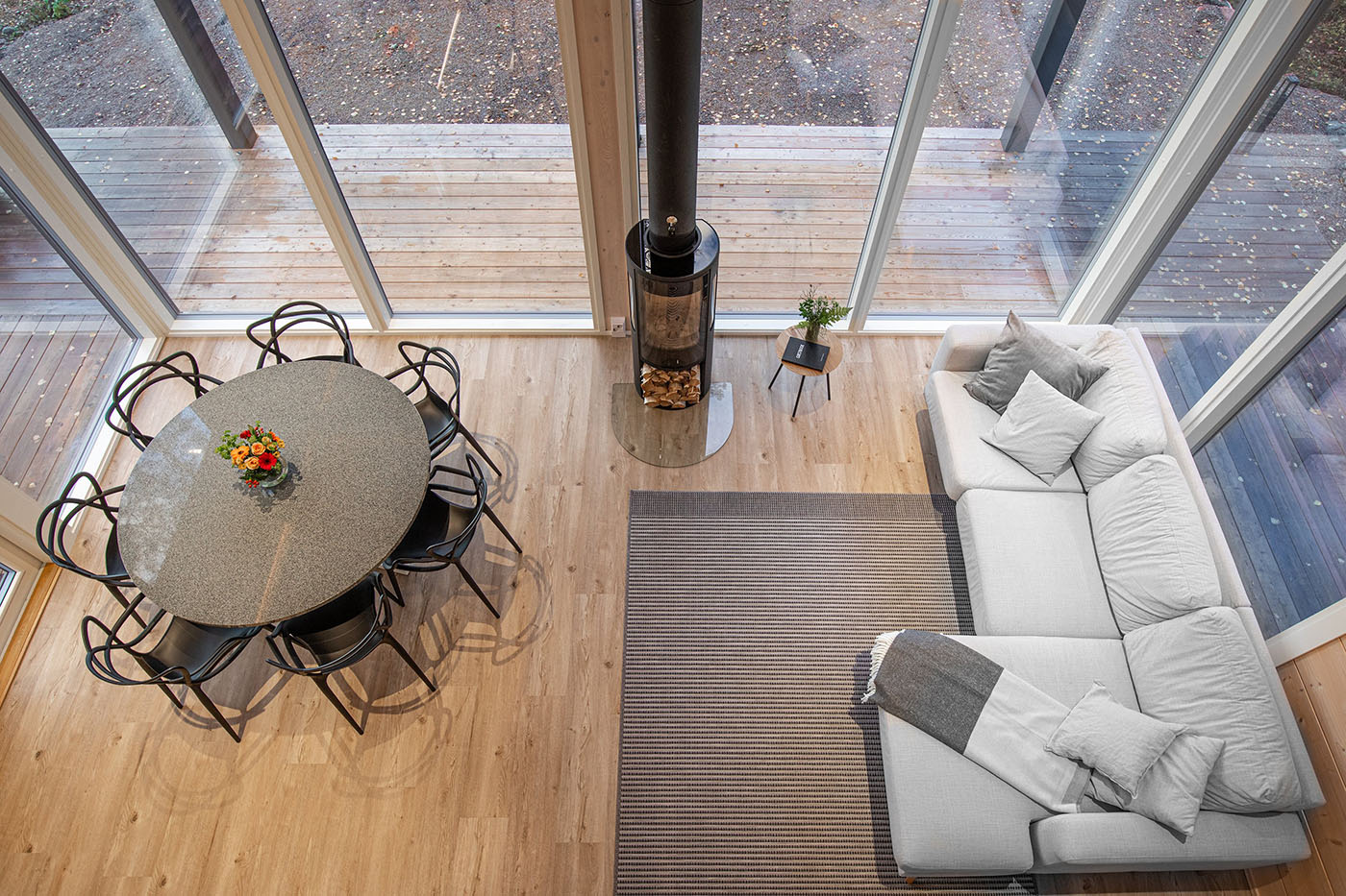 salon maison d'architecte