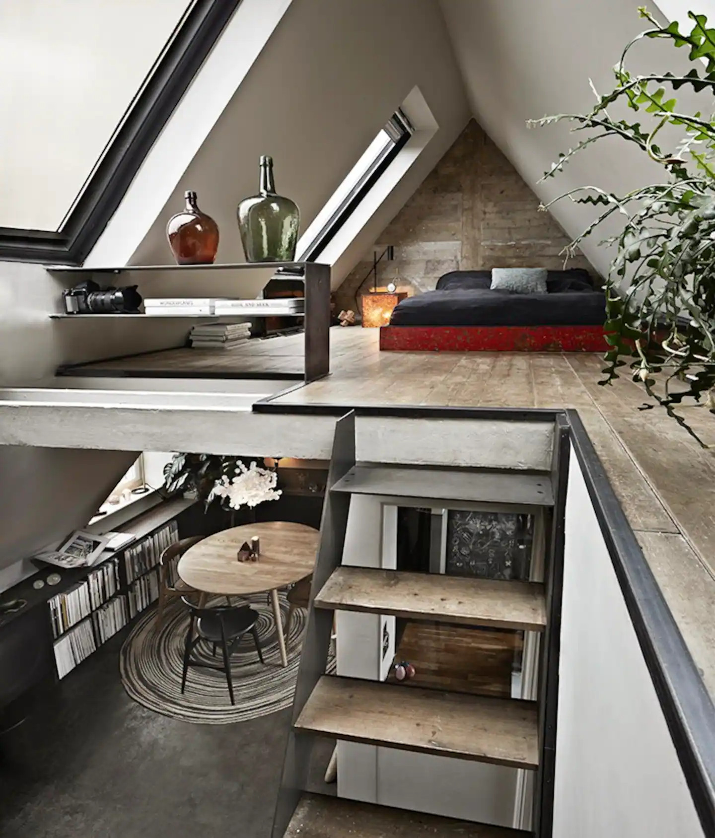 chambre sur mezzanine