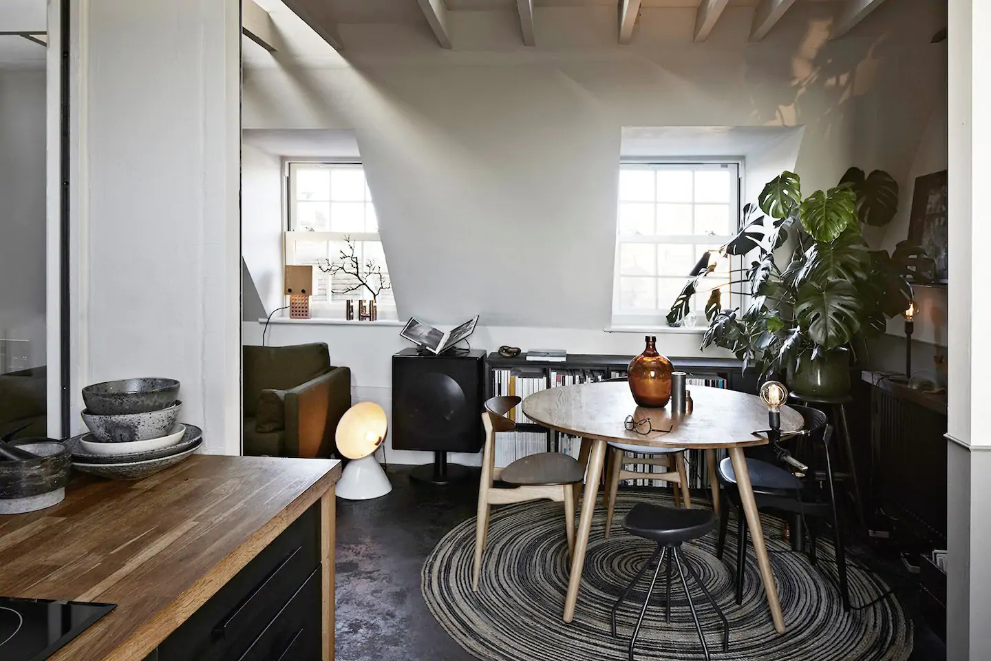 salle à manger décoration vintage