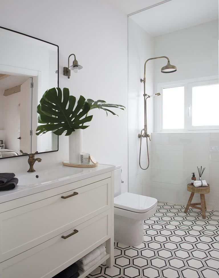 salle de bain blanche et noire salle de bain blanche et noire