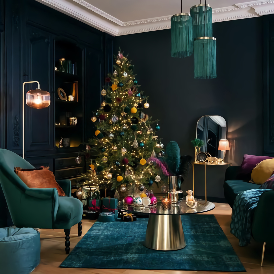 salon décoration Noël Maisons du Monde salon décoration Noël Maisons du Monde