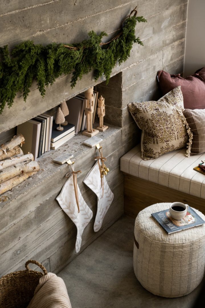 salon Noël maison d'architecte
