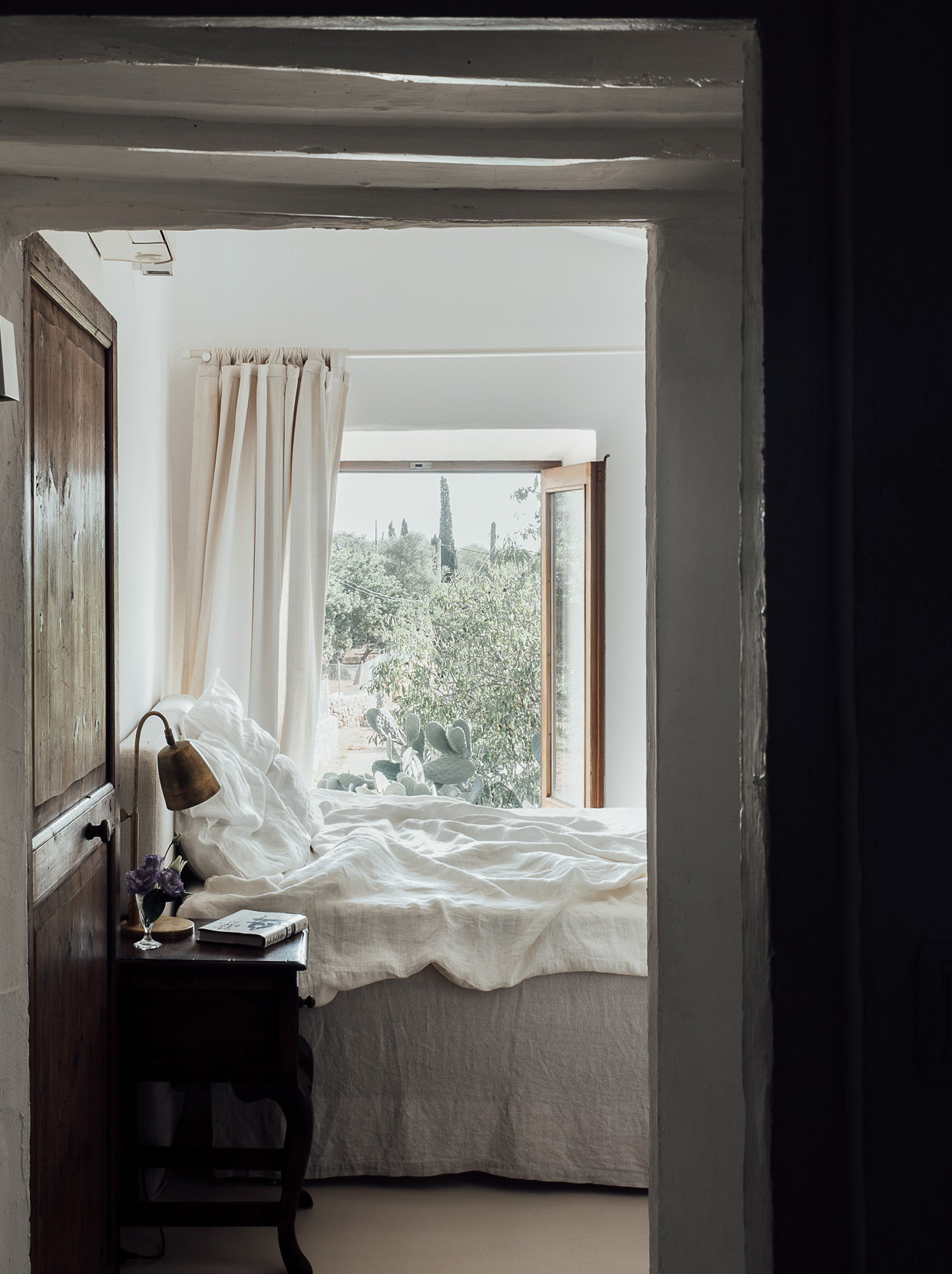 chambre rustique avec poutres