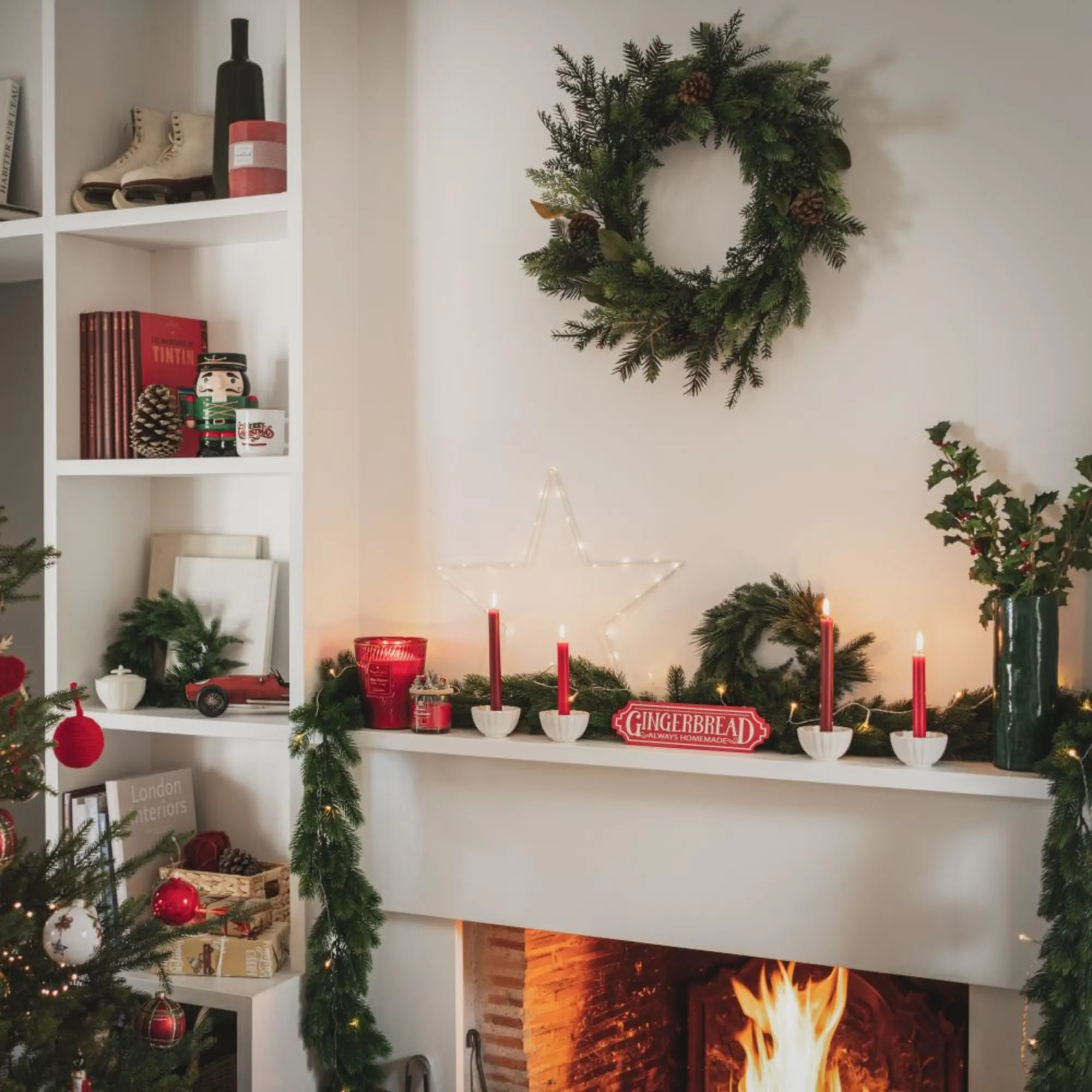 salon Maisons du Monde Noël 2021 collection Noël vintage salon Maisons du Monde Noël 2021 collection Noël vintage