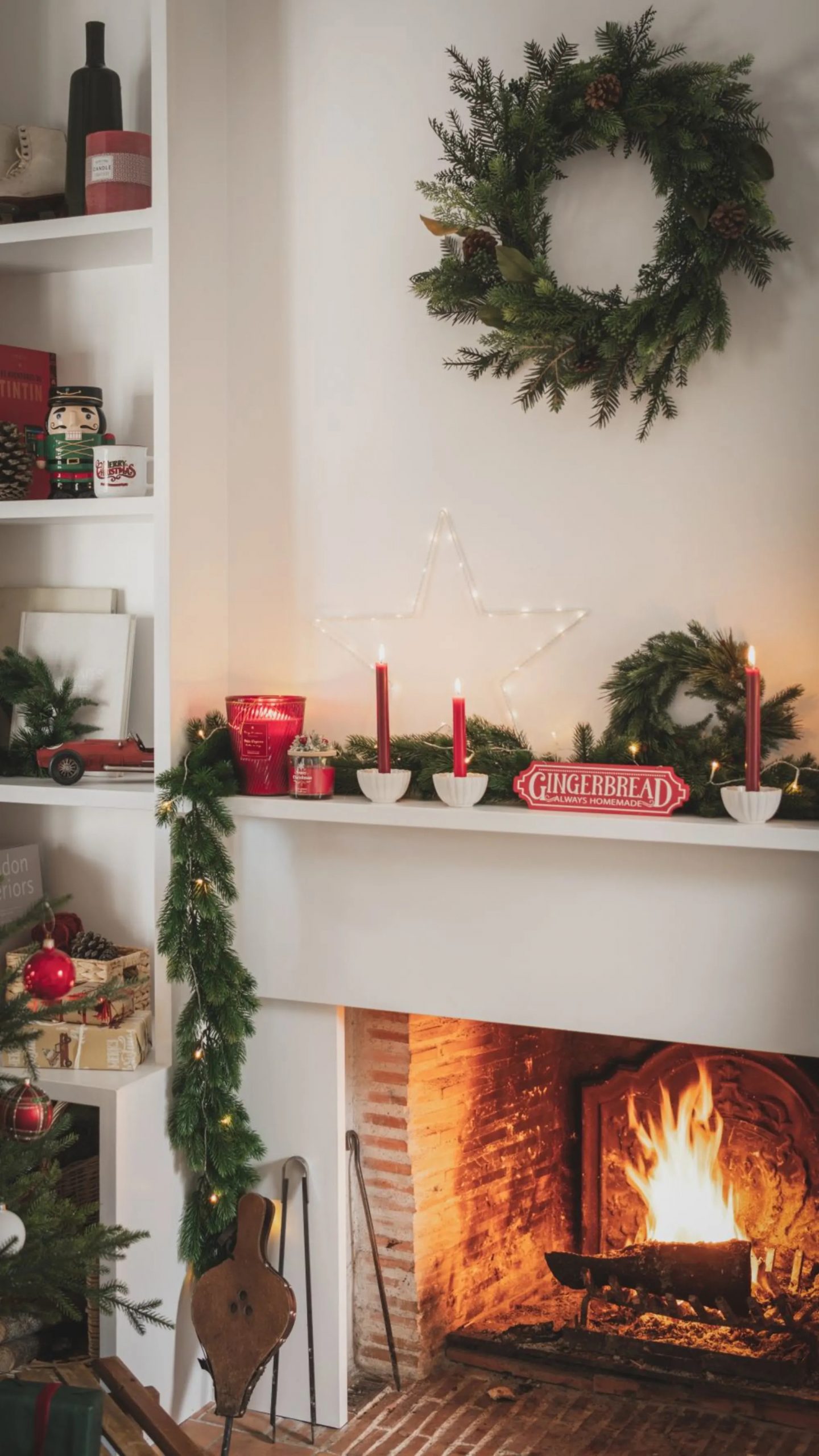 salon Maisons du Monde Noël 2021 collection Noël vintage salon Maisons du Monde Noël 2021 collection Noël vintage