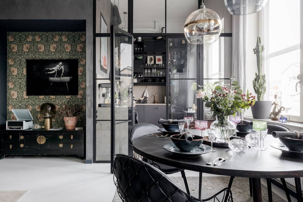 salle à manger appartement atypique
