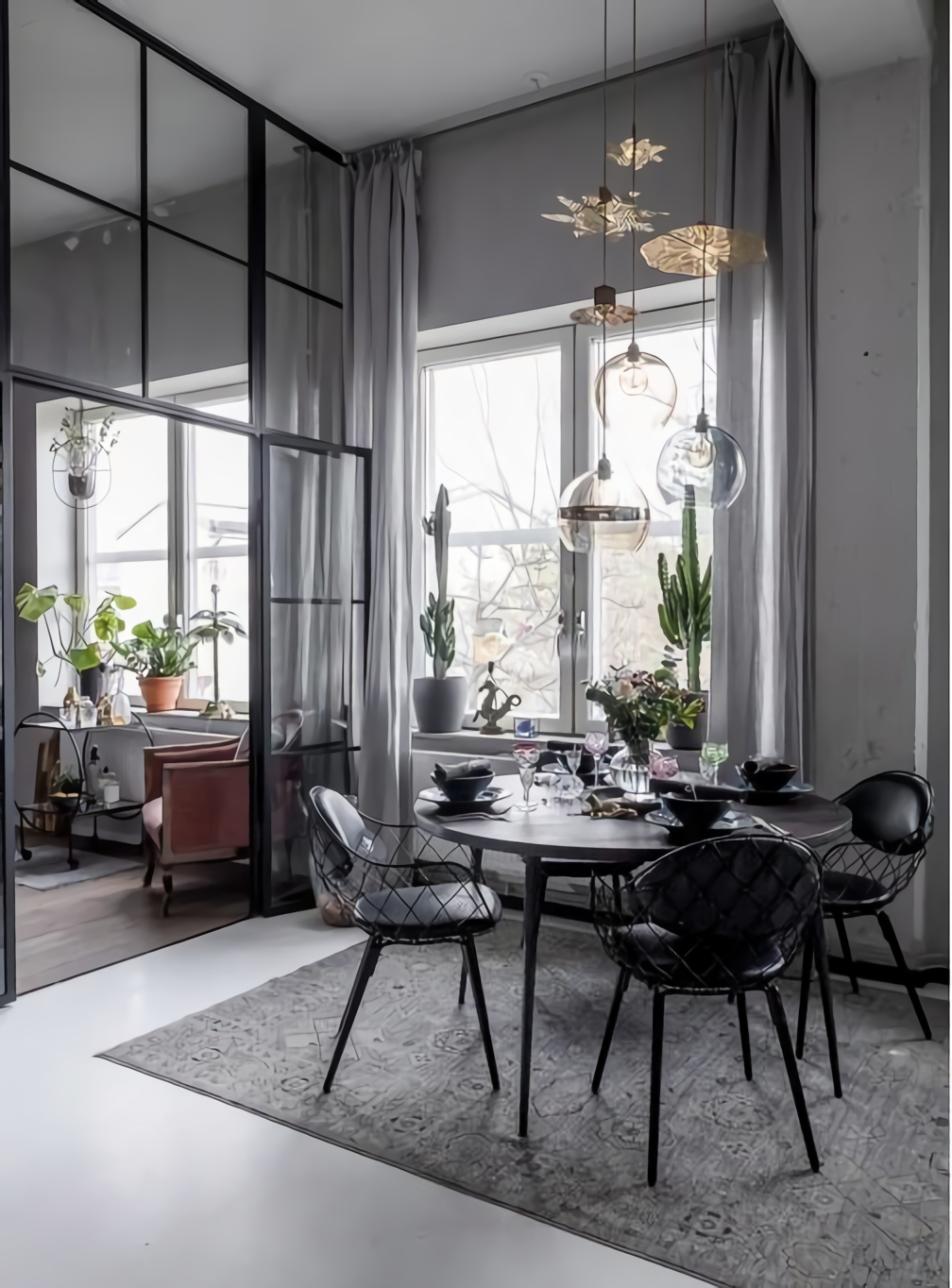salle à manger appartement atypique