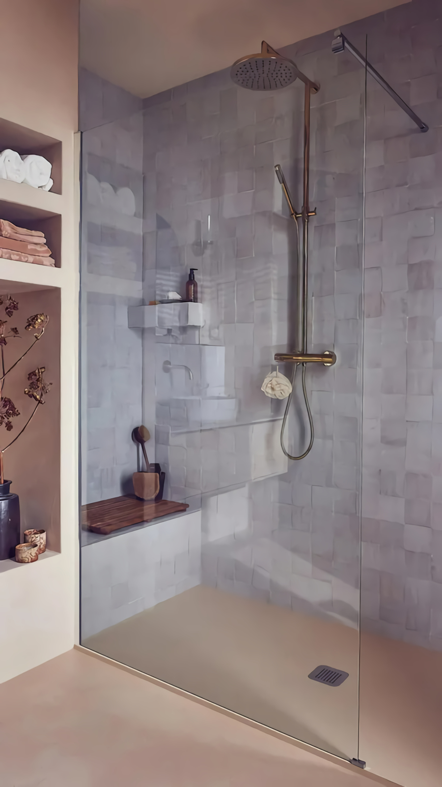 douche extra plate en pierre douche extra plate en pierre