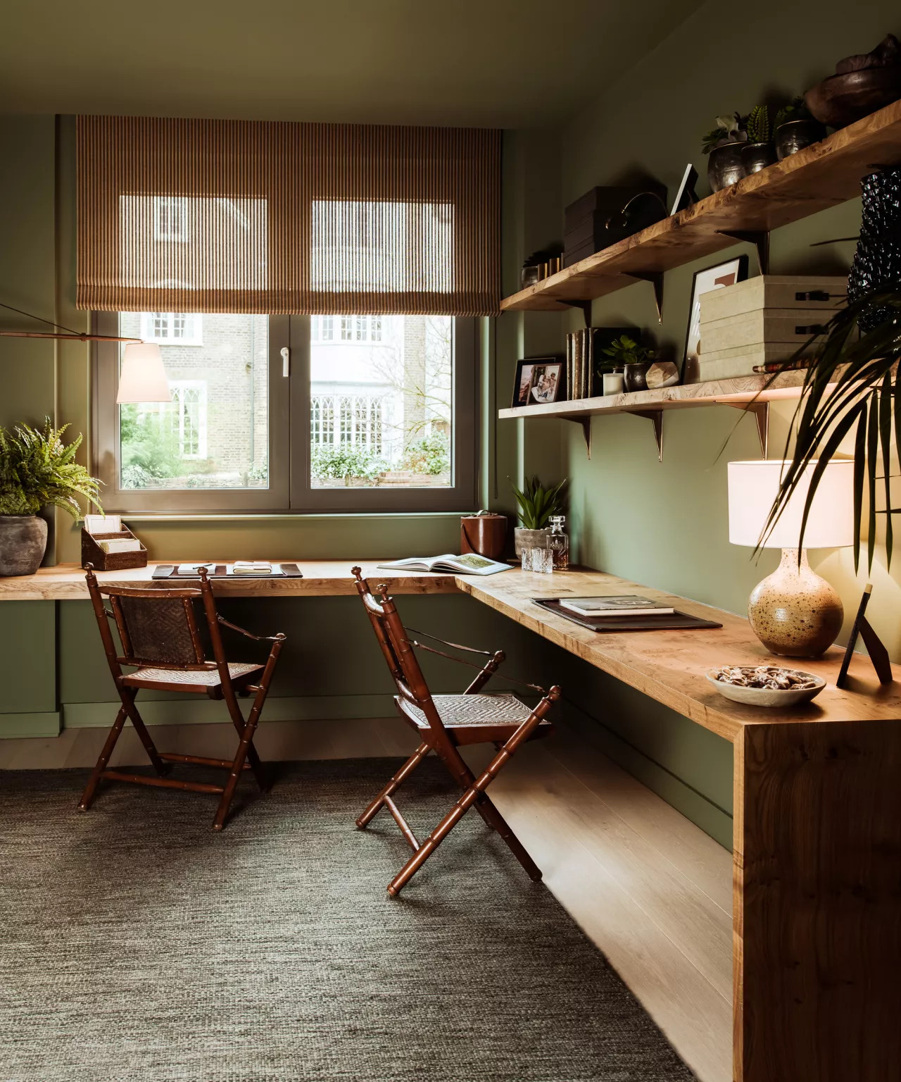 bureau double dans appartement 