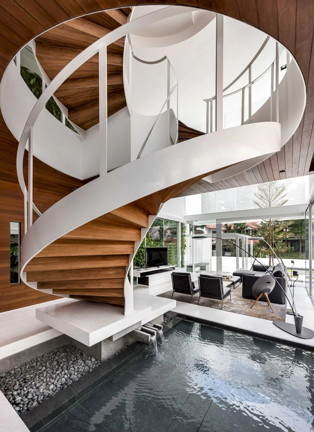 escalier en colimaçon design