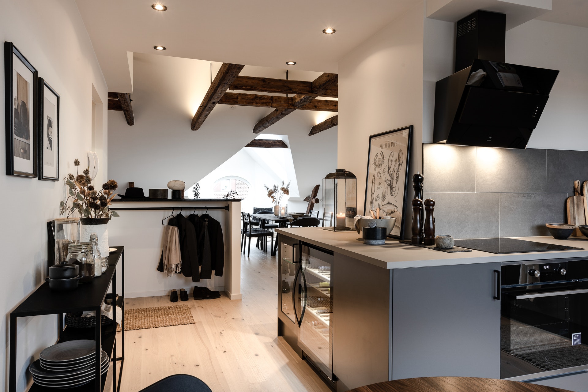 cuisine design grise