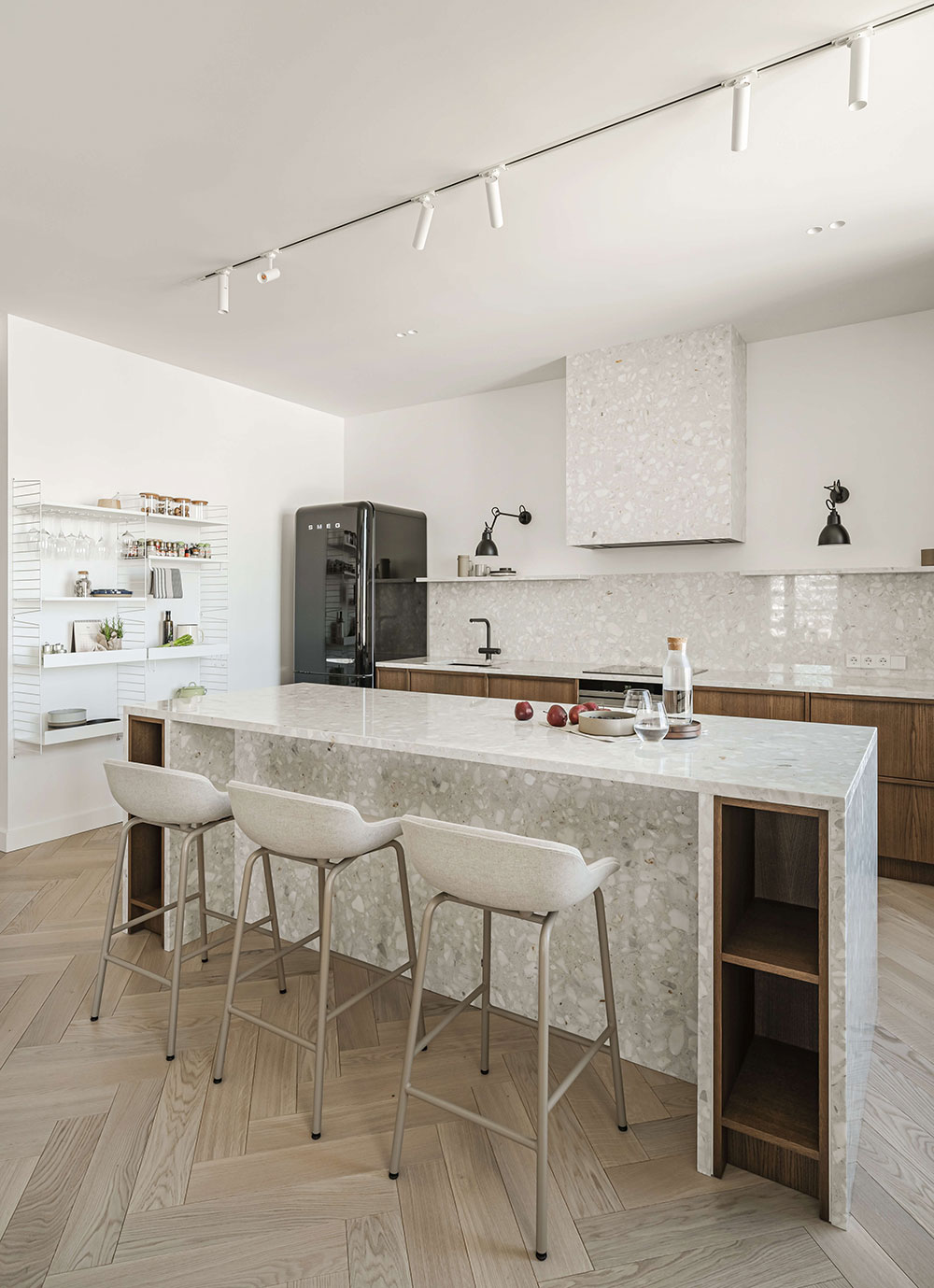 cuisine terrazzo gris tendances décoration et design 2022 cuisine terrazzo gris tendances décoration et design 2022