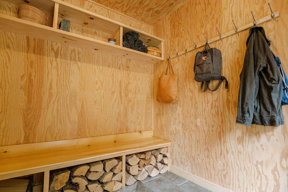 entrée murs en bois entrée murs en bois