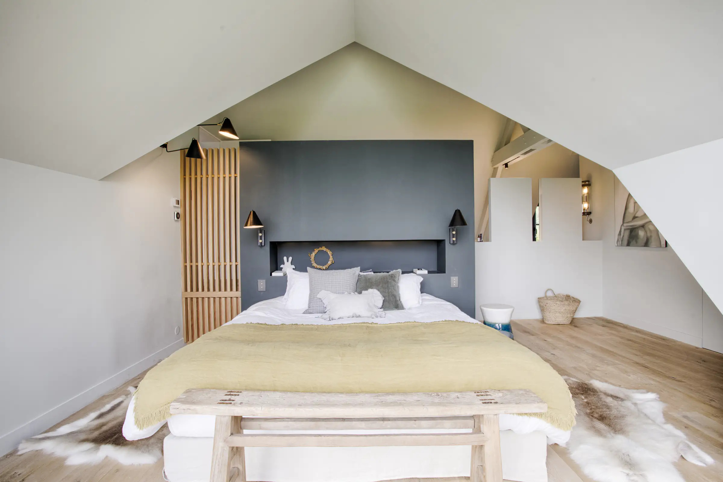 chambre design sous combles