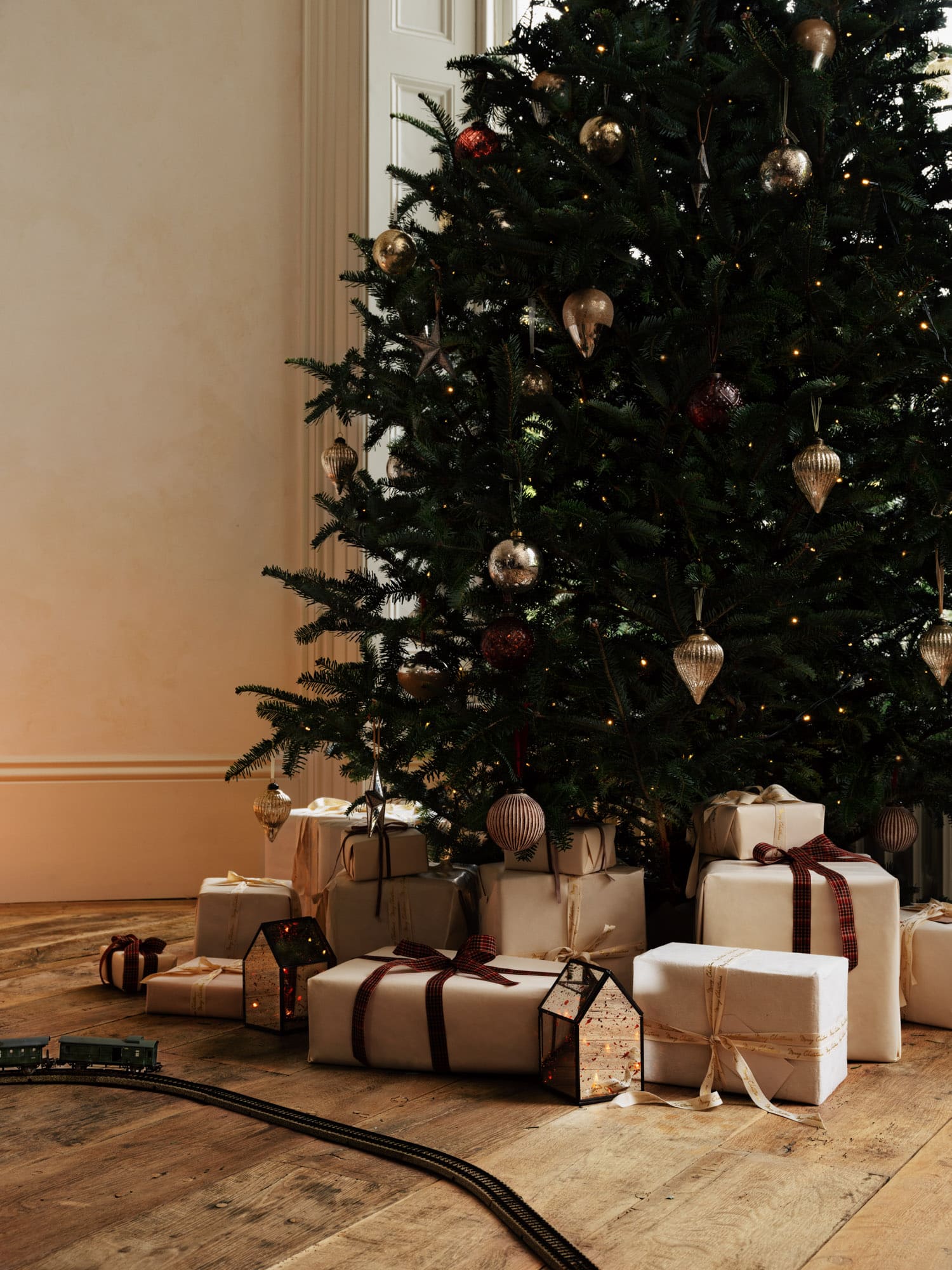 sapin de Noël décoration naturelle