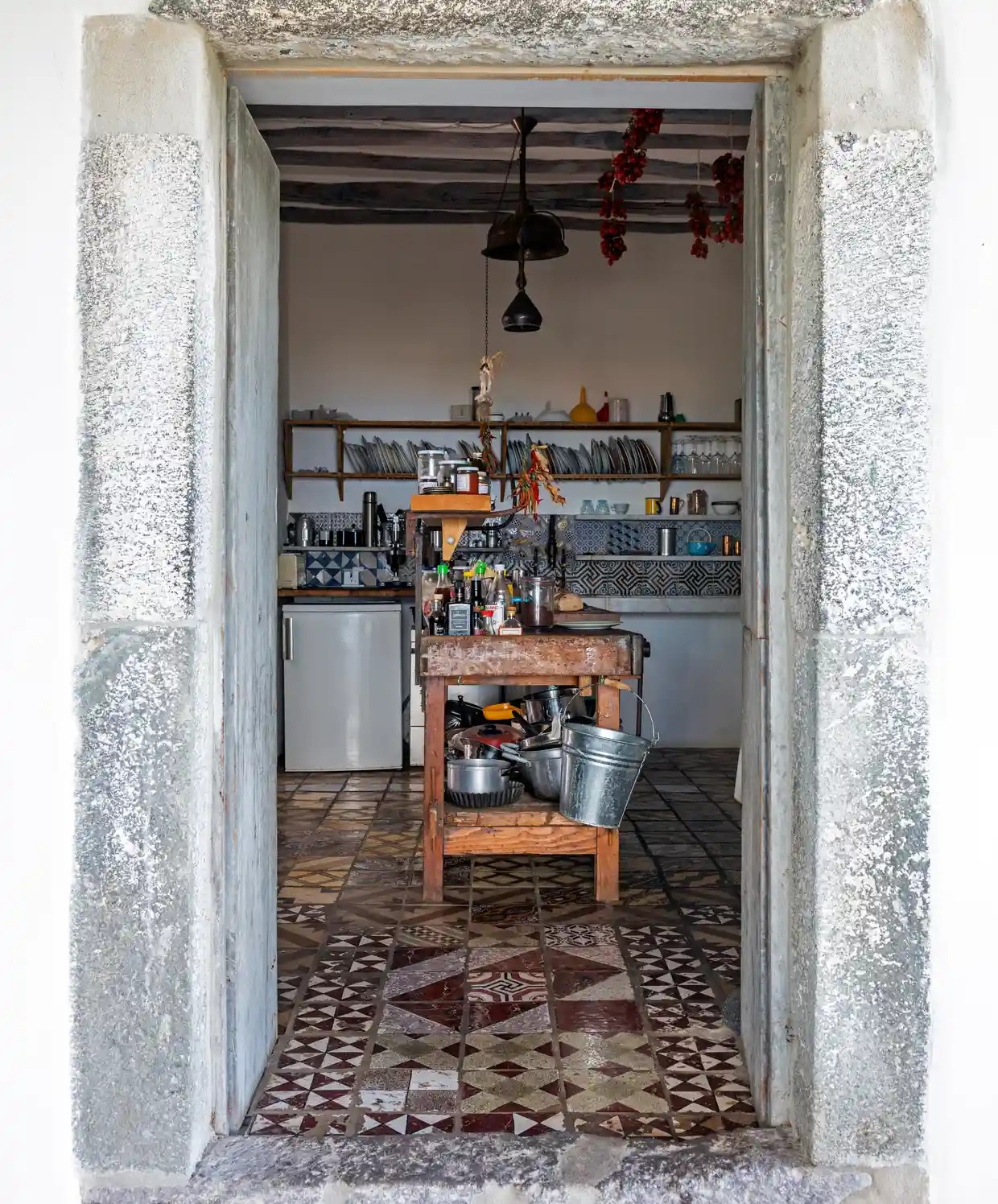 cuisine ancienne ferme rénovée