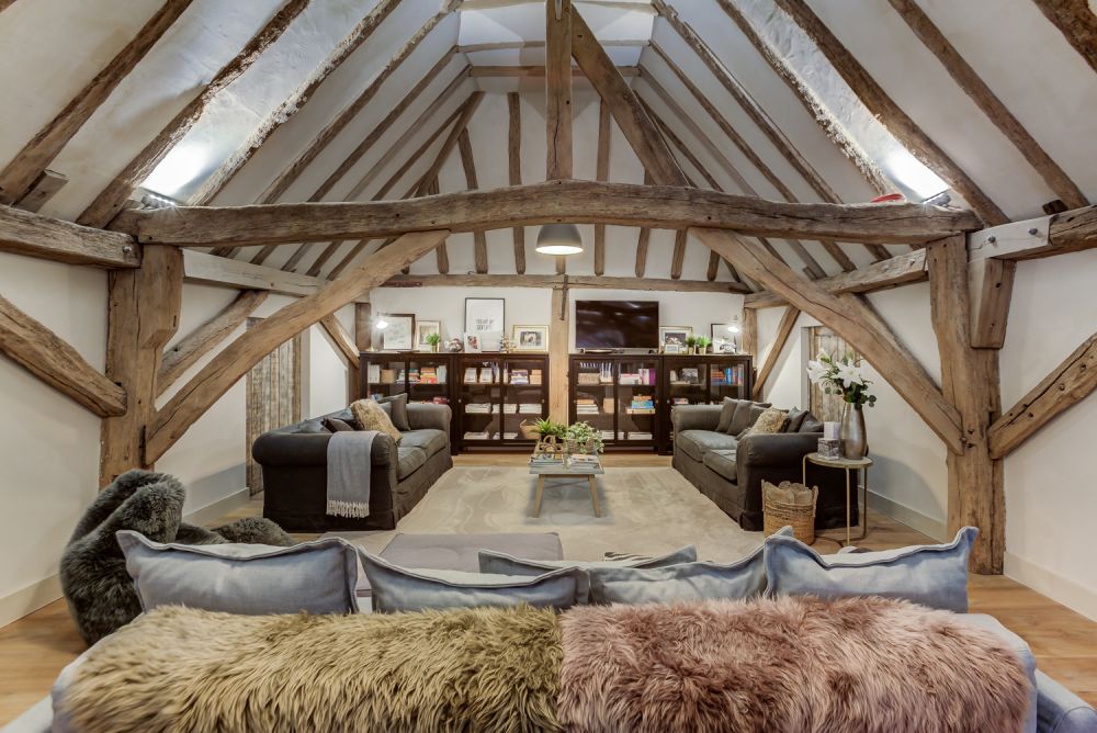 salon ancienne grange