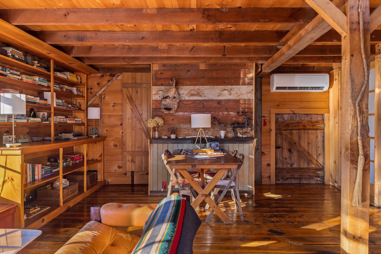 salon grange rénovée