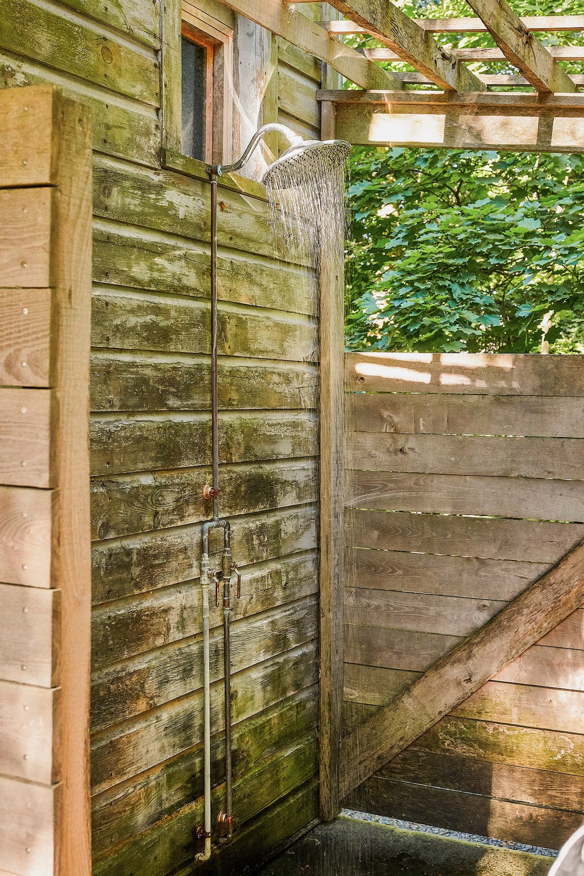douche extérieure