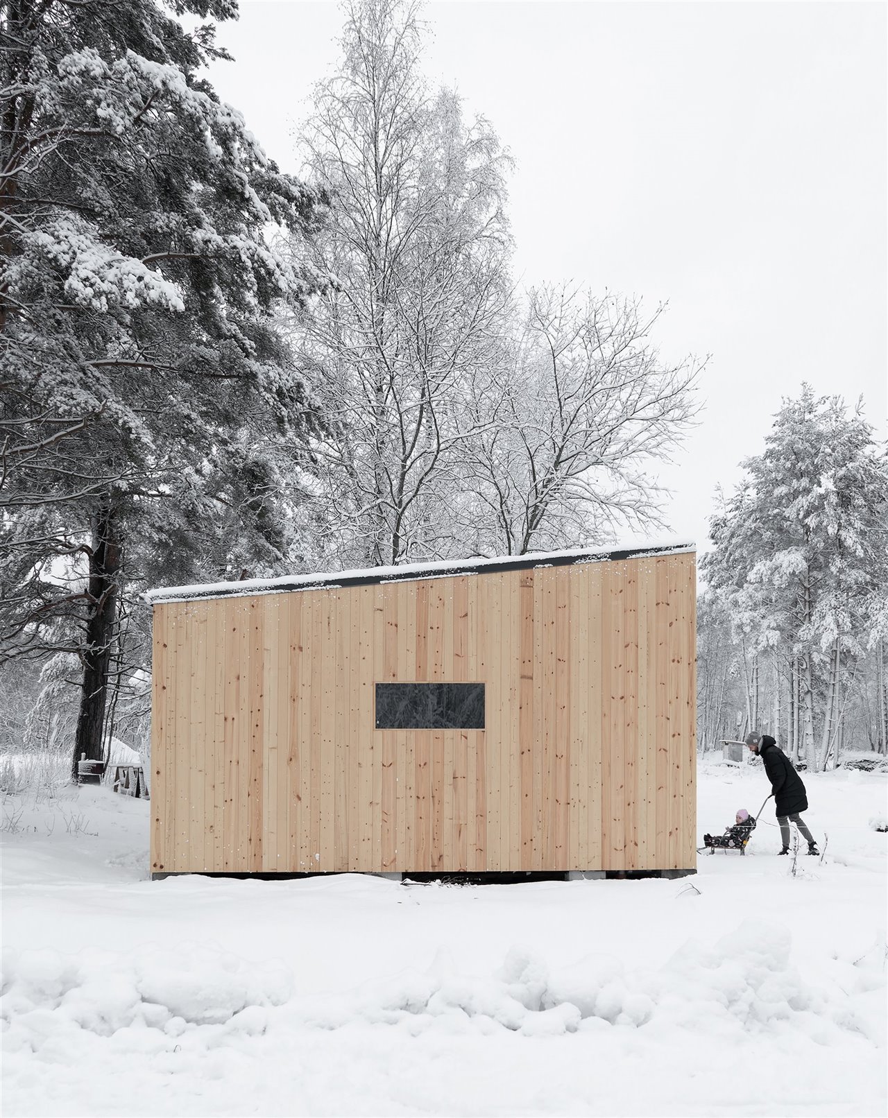 mini maison en bois 11m2