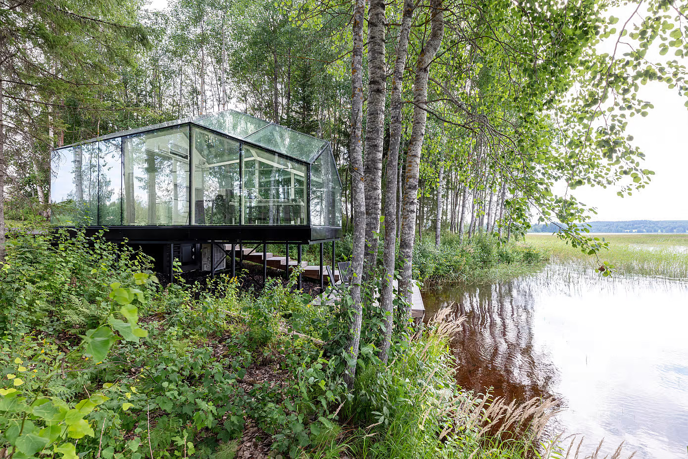 façade tiny house en verre façade tiny house en verre