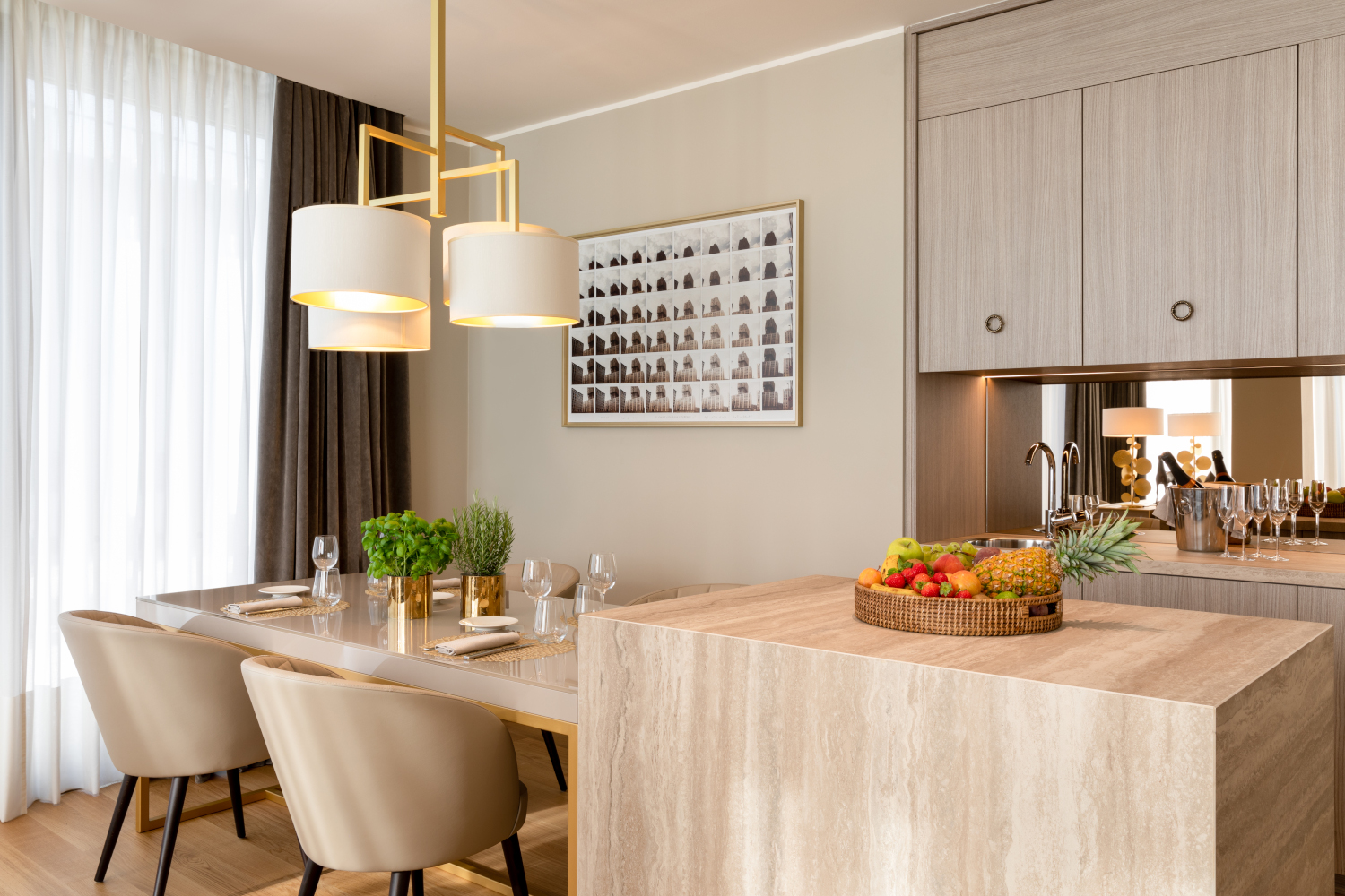 cuisine design bois clair