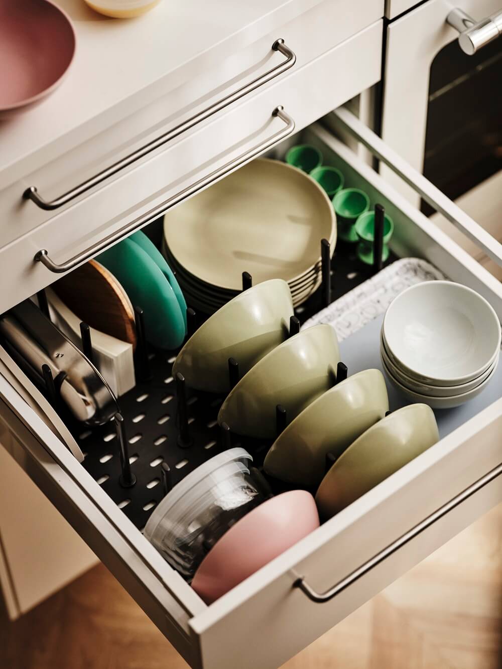rangement optimisé tiroir cuisine