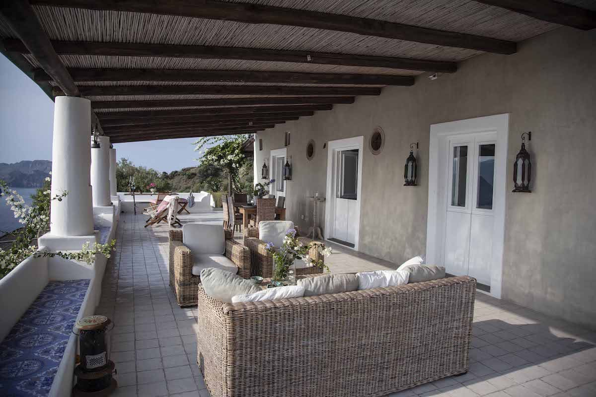 terrasse abritée