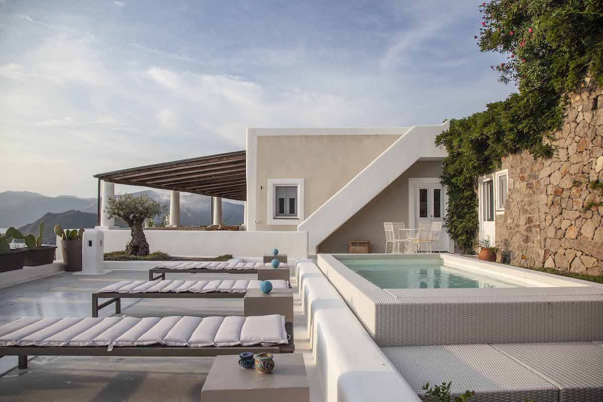 terrasse avec piscine