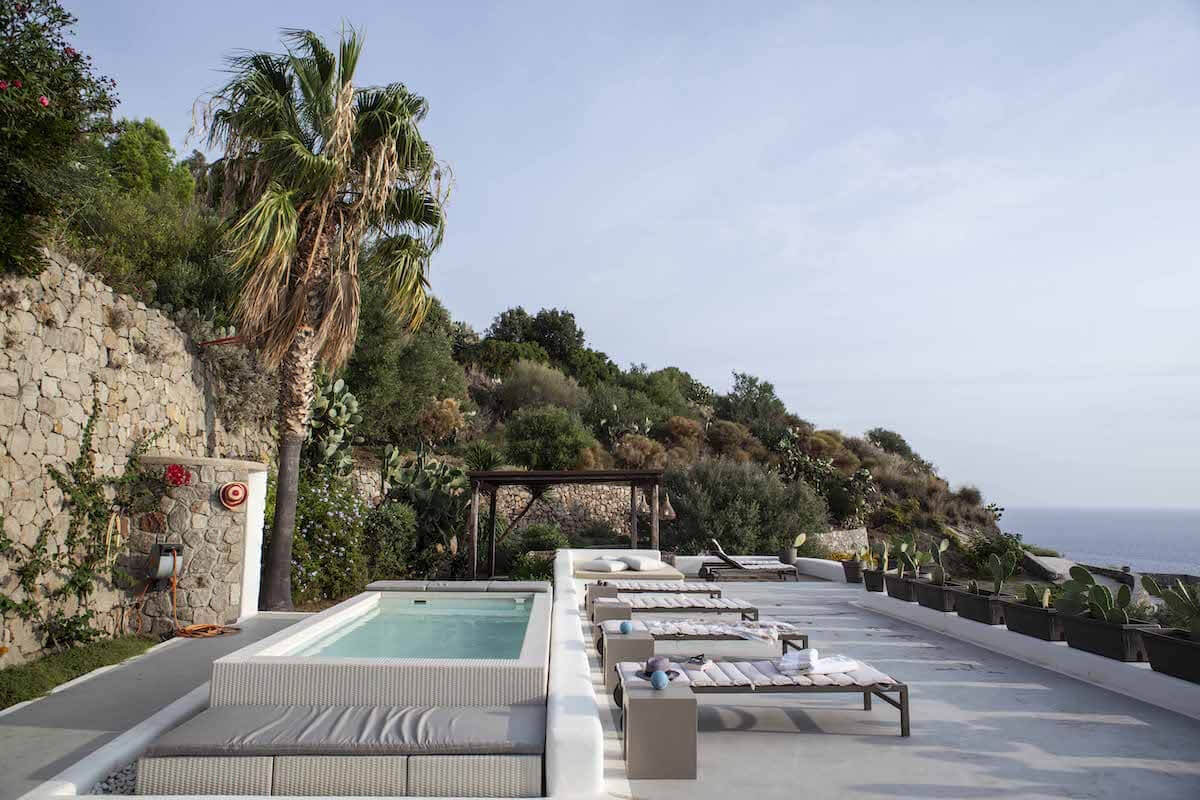 terrasse avec piscine