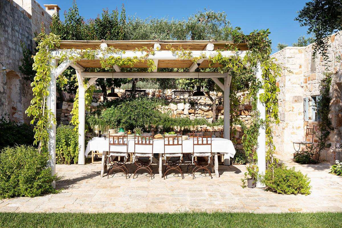 terrasse avec pergola bois