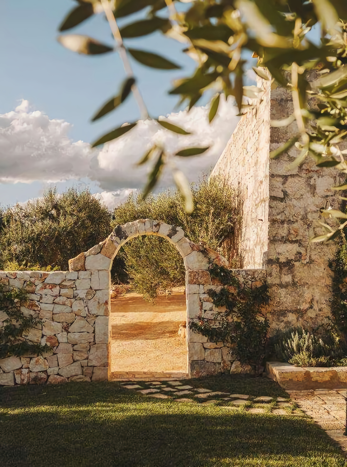entrée maison Pouilles