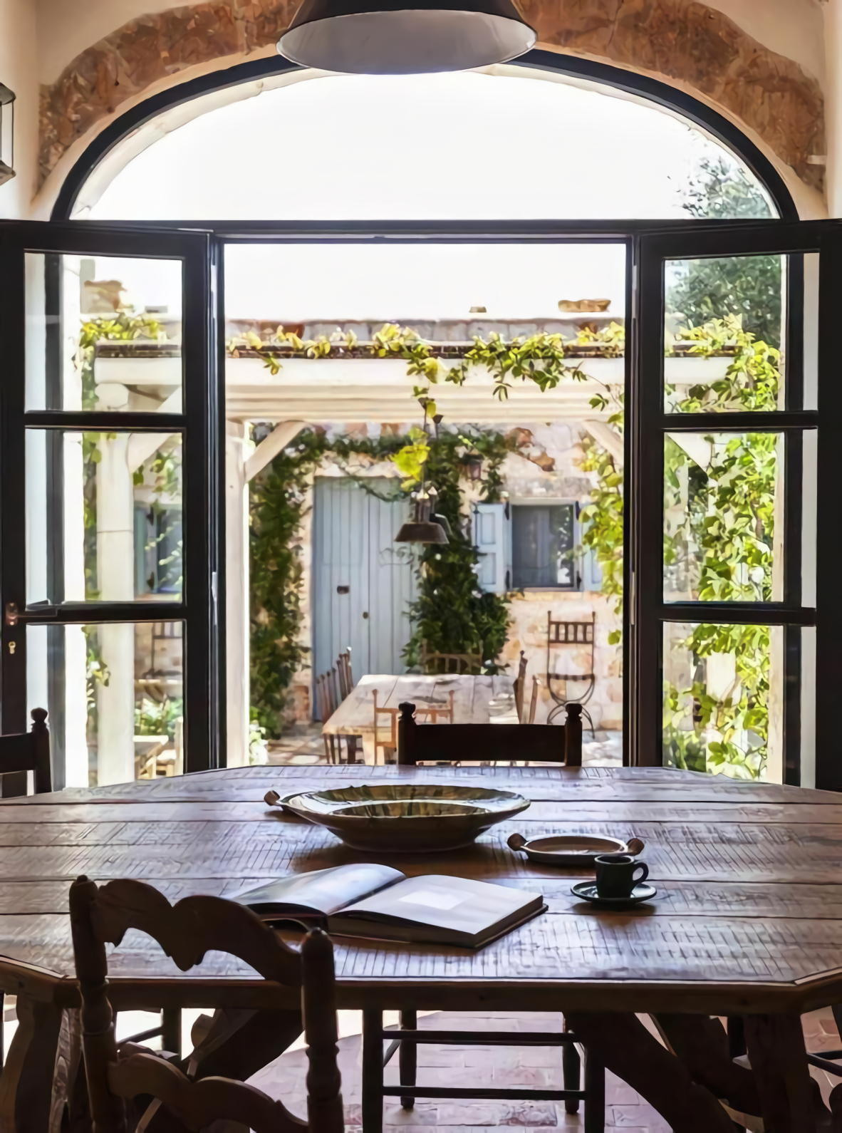 salle à manger rustique chic