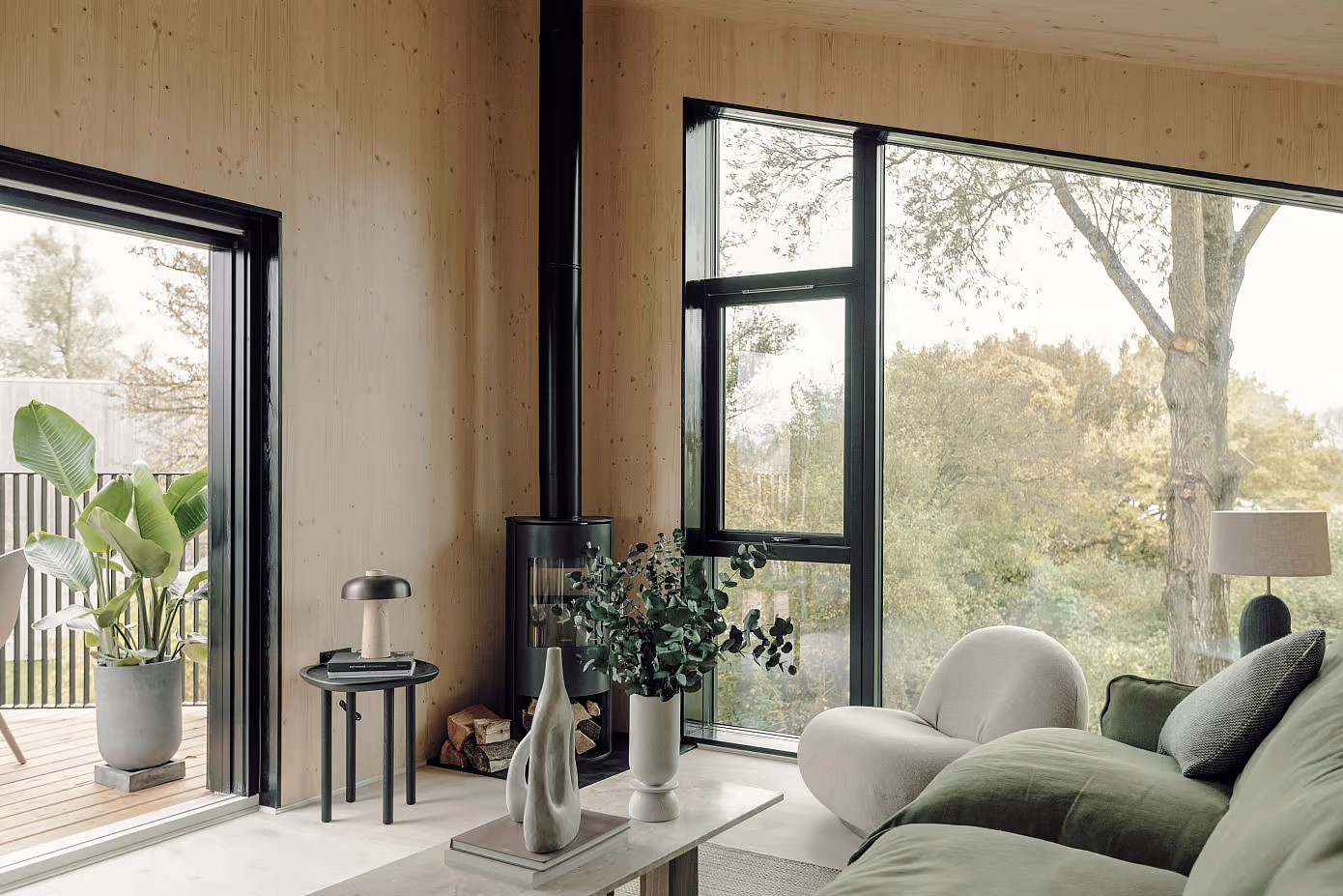 salon maison en bois Falcon House Koto Design