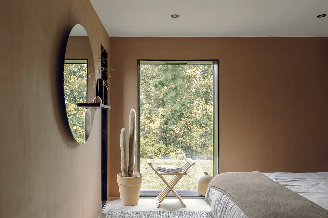 chambre design bois clair