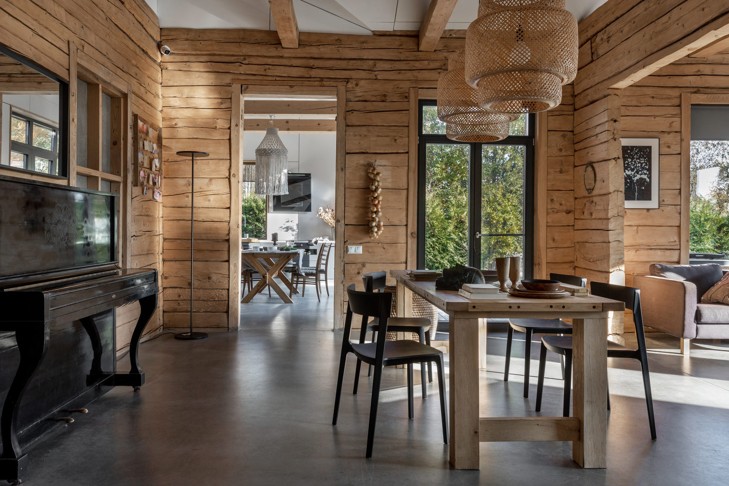 salon maison en bois salon maison en bois