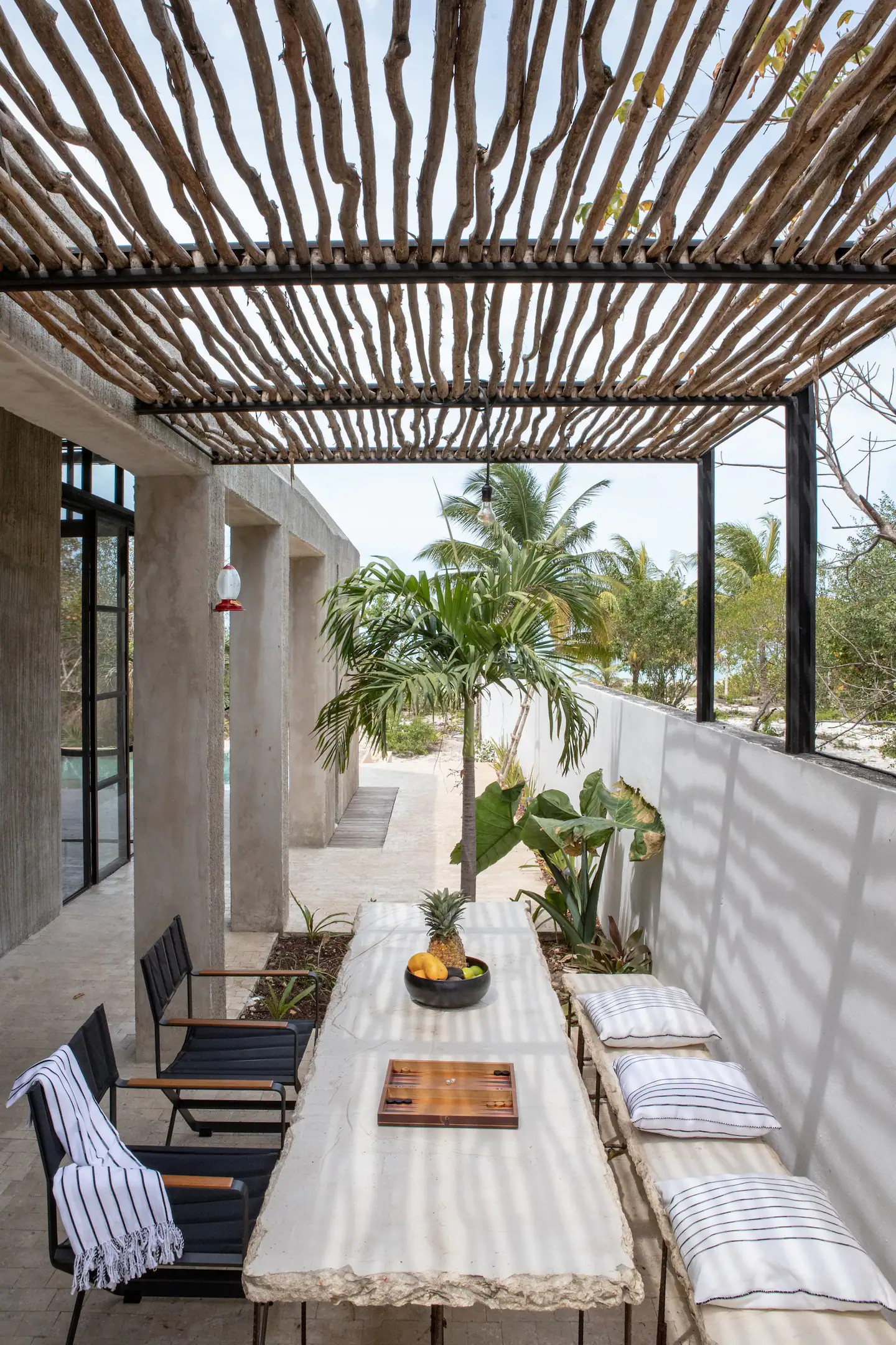 terrasse avec pergola