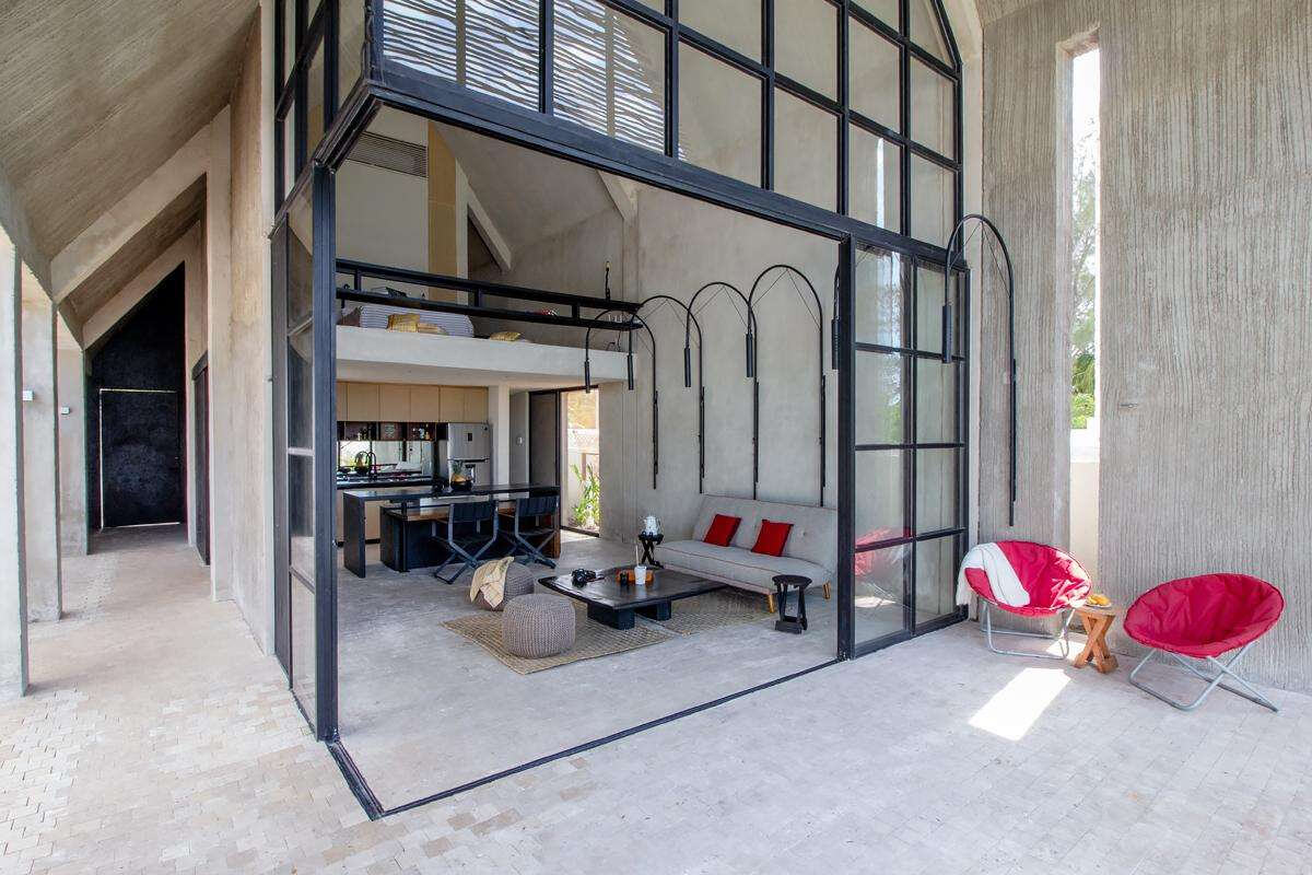 terrasse maison architecte Mexique