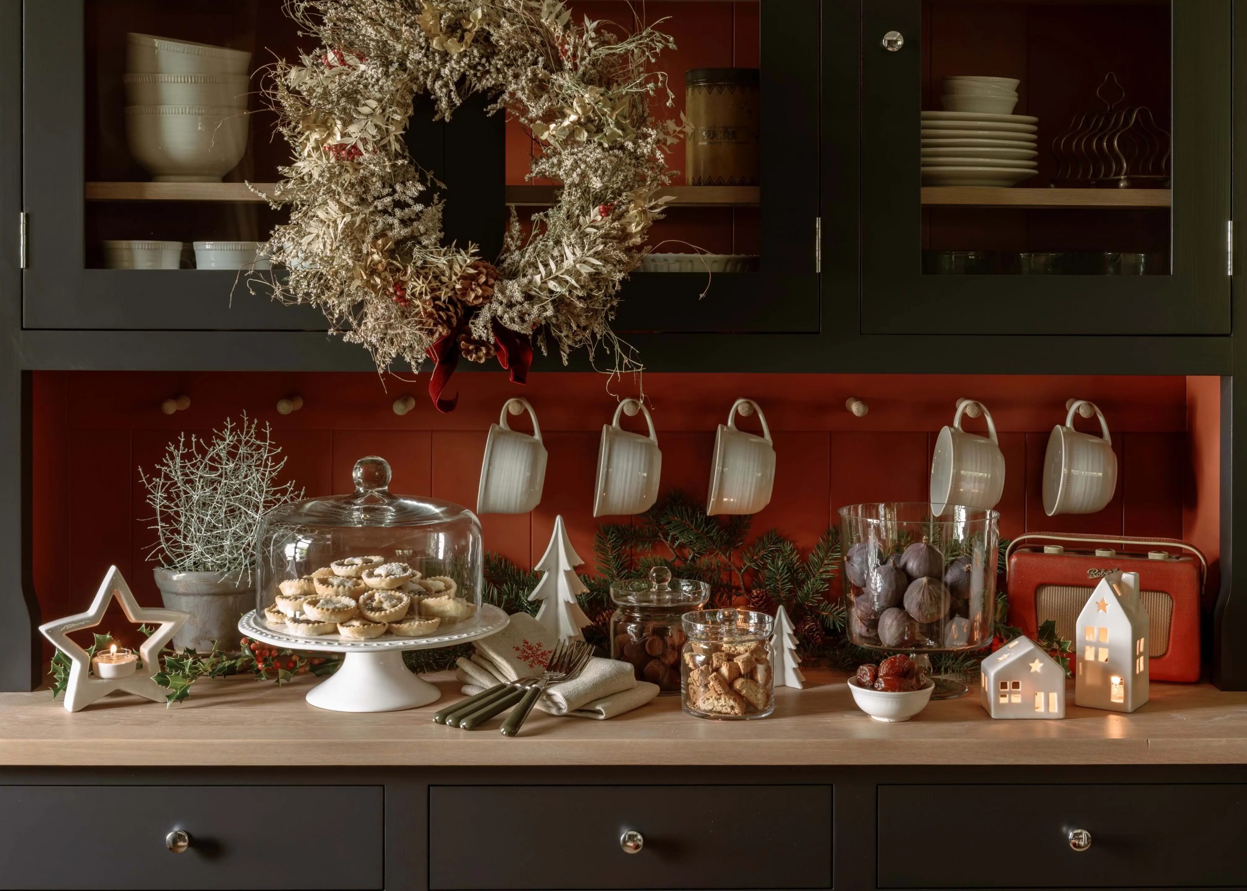 cuisine avec décoration Noël cuisine avec décoration Noël