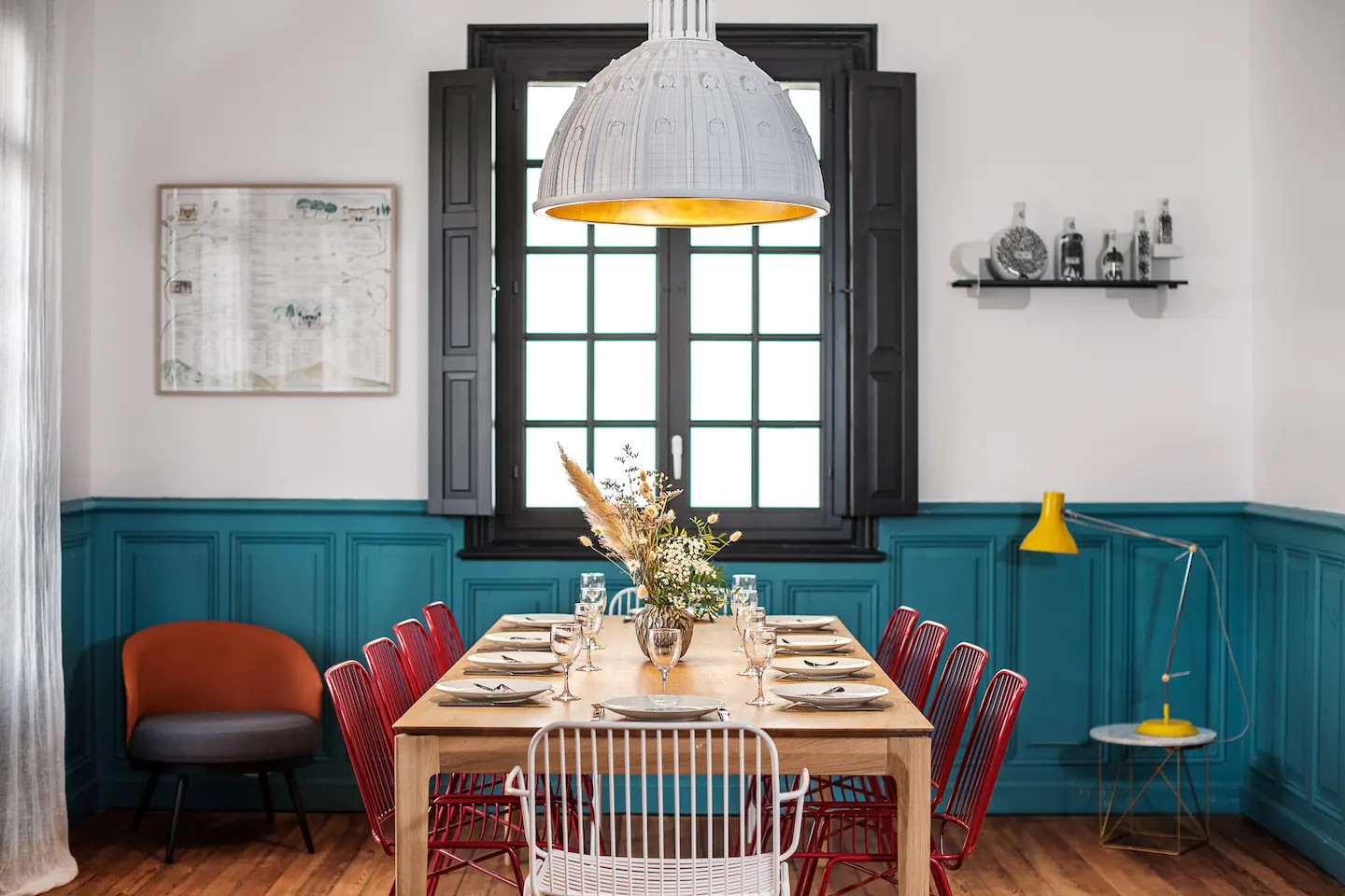 salle à manger décoration contemporaine
