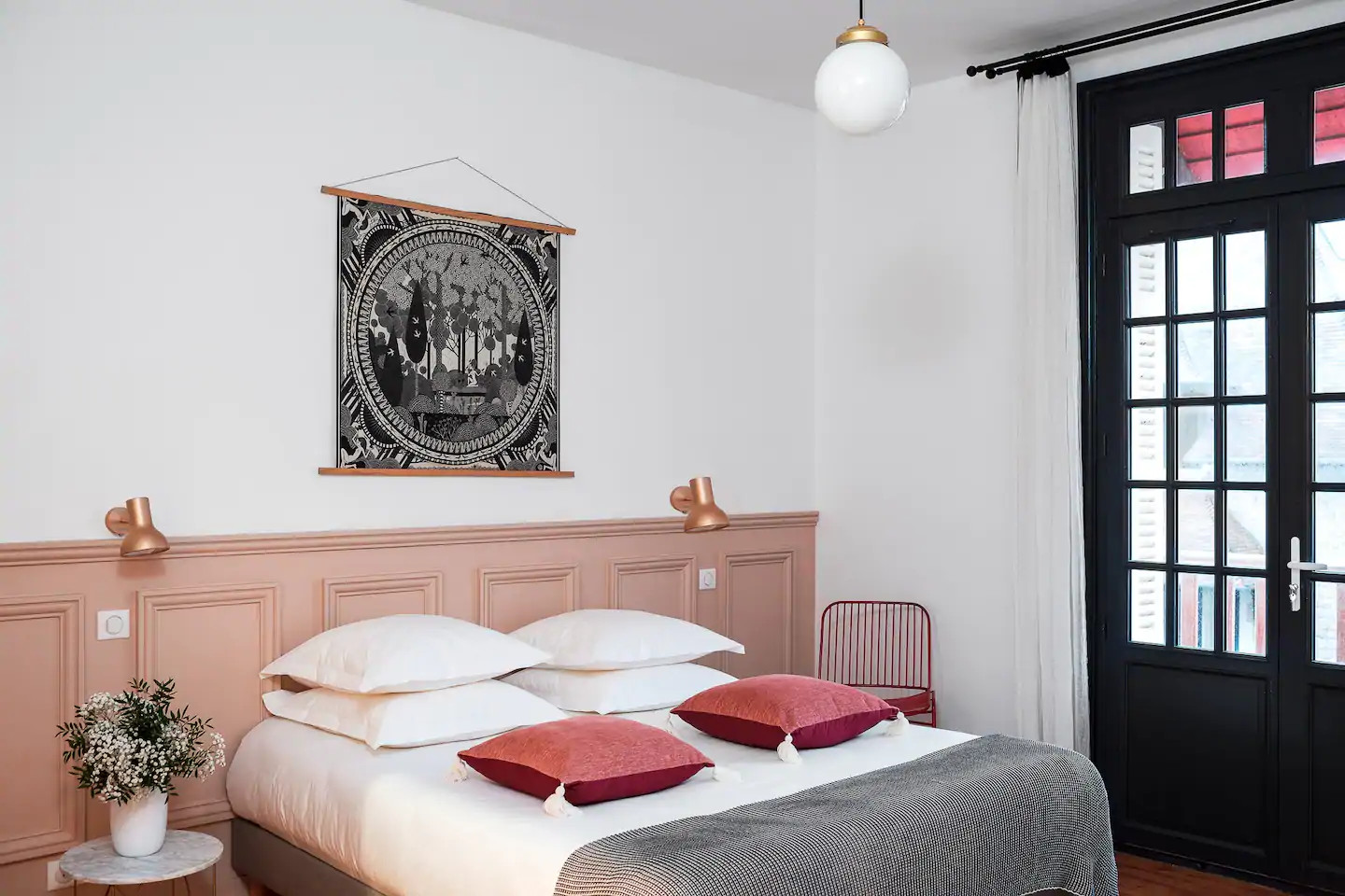 chambre rose