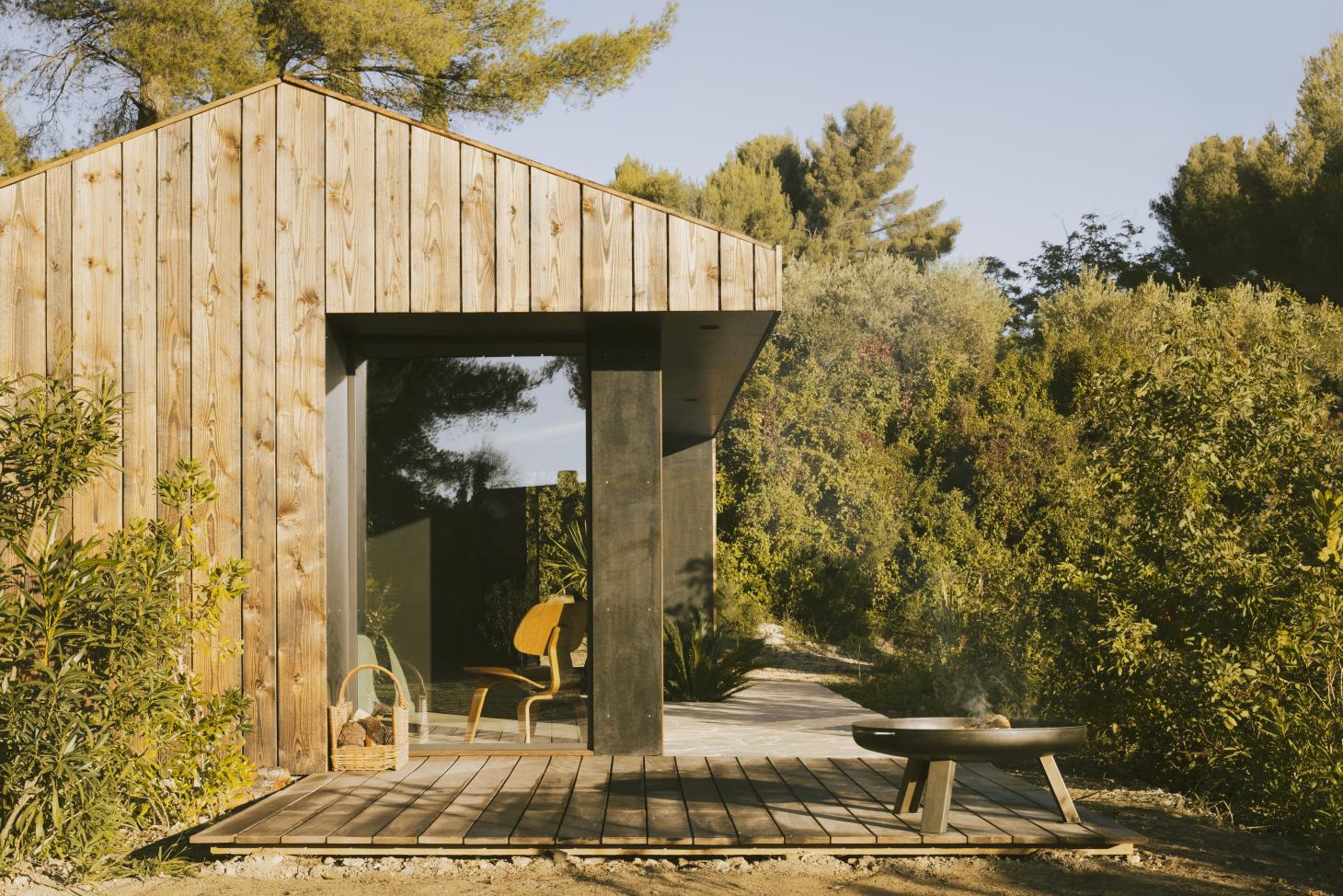 façade petite maison bois design